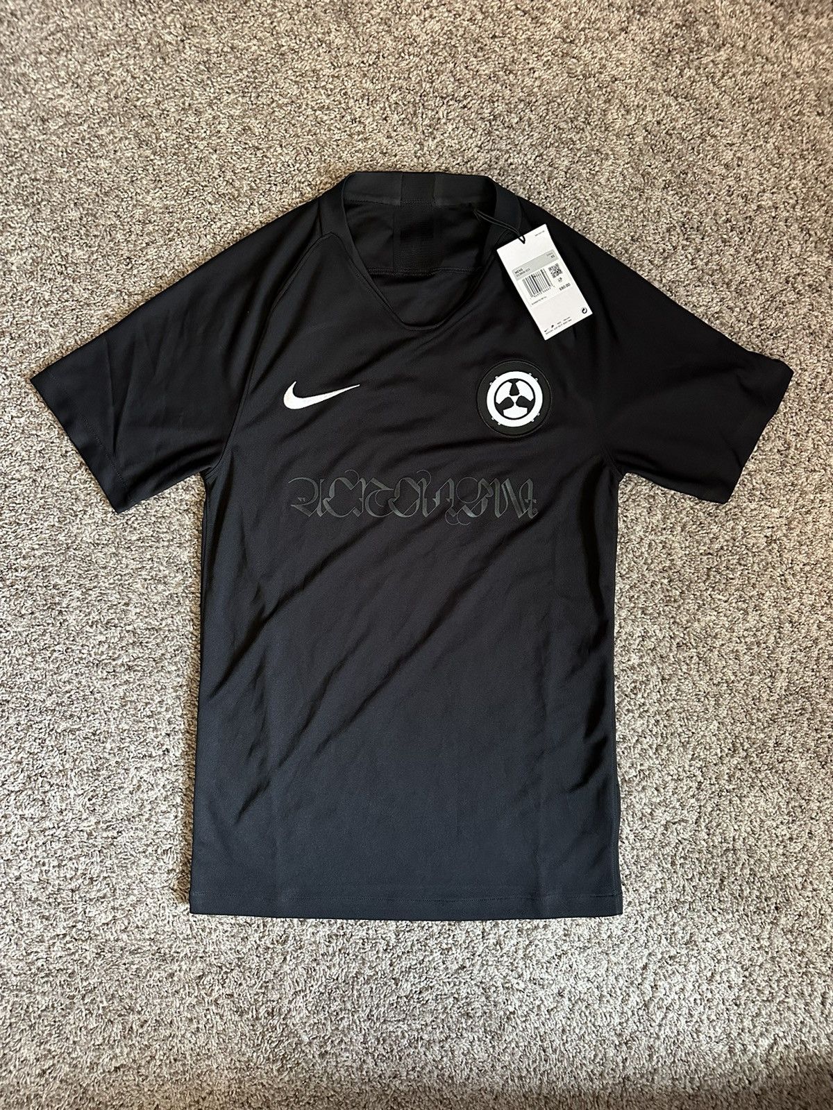 image of Acronym x Nike Soccer/futbol Jersey in Black, Men's (Size XS)