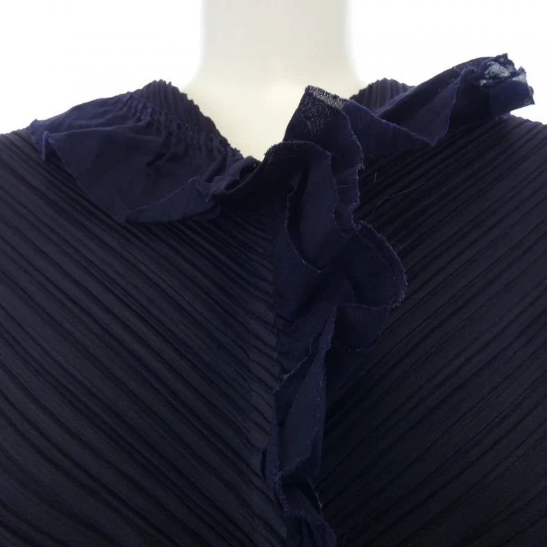 Issey Miyake Issey Miyake Ruffled pleated top Size L / US 10 / IT 46 - 3 Thumbnail