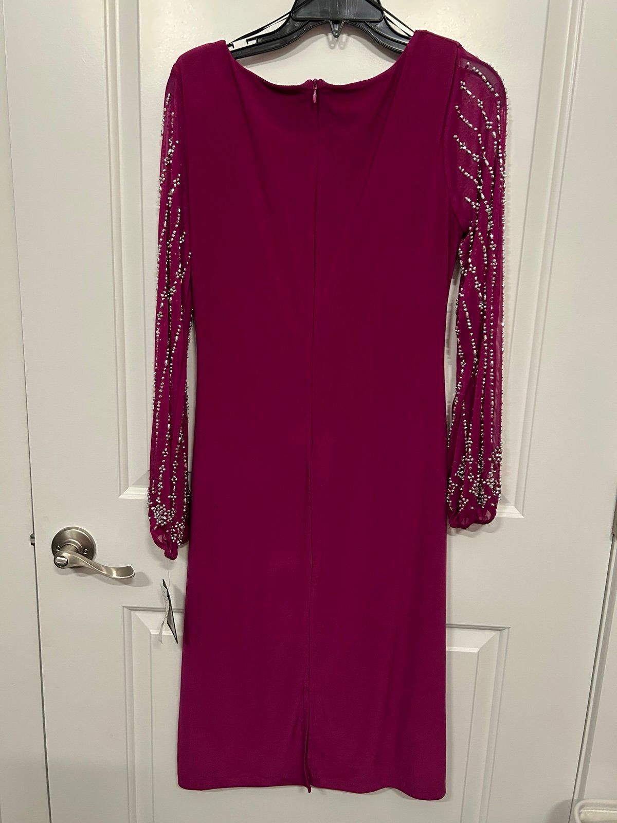 Wacko Maria Marina Beaded Mesh Long Sleeve Side Drape Dress Size 8 Size M / US 6-8 / IT 42-44 - 8 Thumbnail