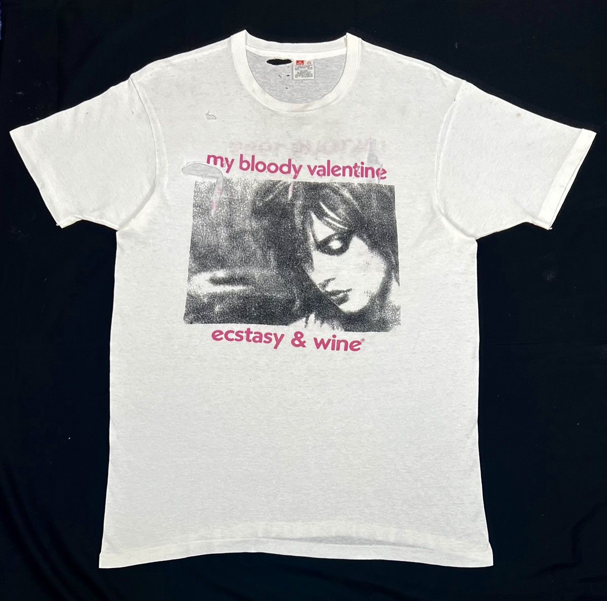 Band Tees 80s Vintage My Bloody Valentine Ecstasy & Wine UK Tour Tee Size US L / EU 52-54 / 3 - 1 Thumbnail