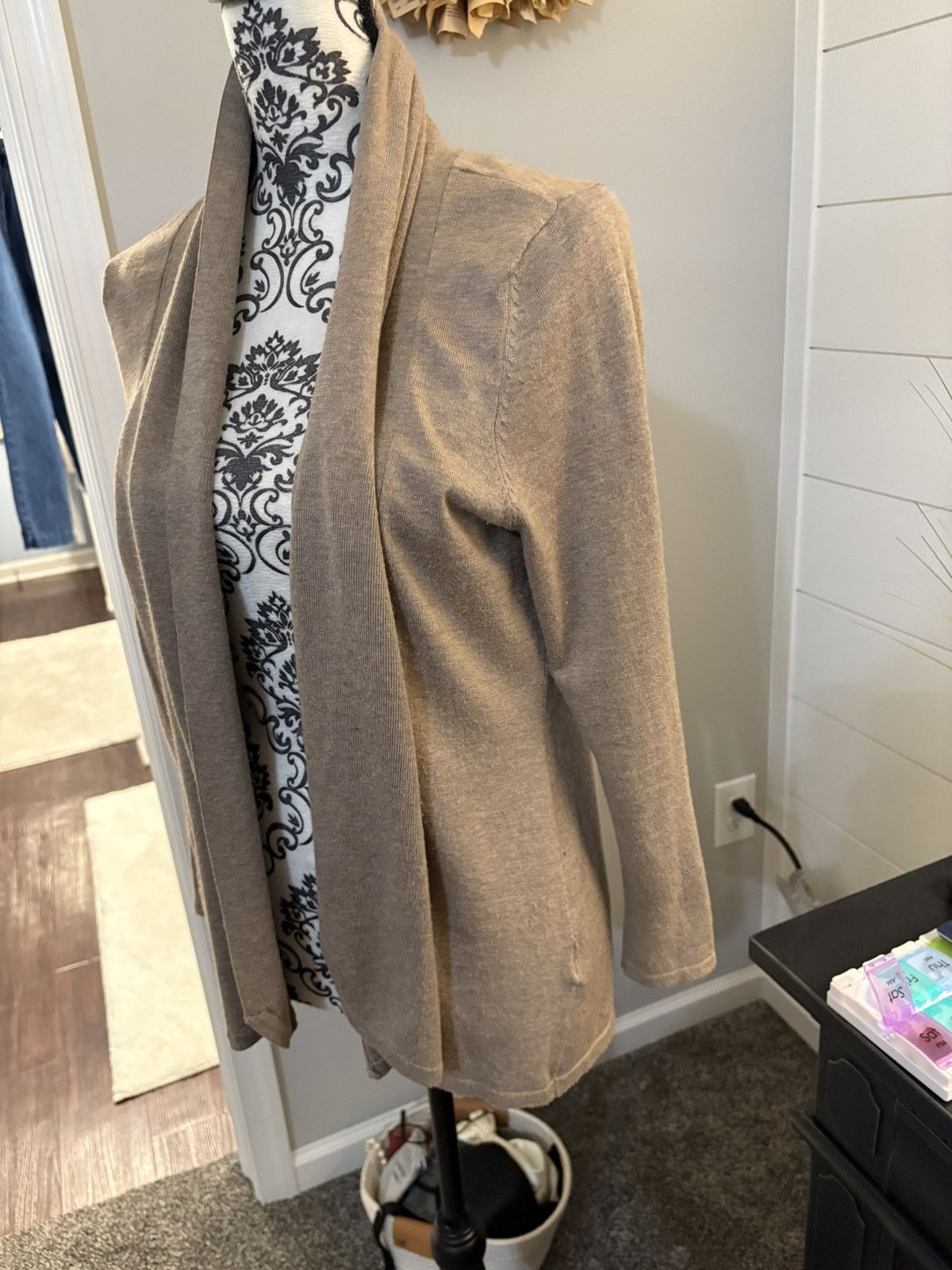 Other Tan size medium open front cardigan sweater Size M / US 6-8 / IT 42-44 - 5 Thumbnail