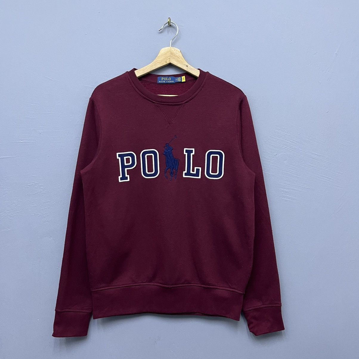Polo Ralph Lauren Polo Ralph Lauren Big Pony Embroidered Crewneck Sweatshirt Size US S / EU 44-46 / 1 - 1 Thumbnail