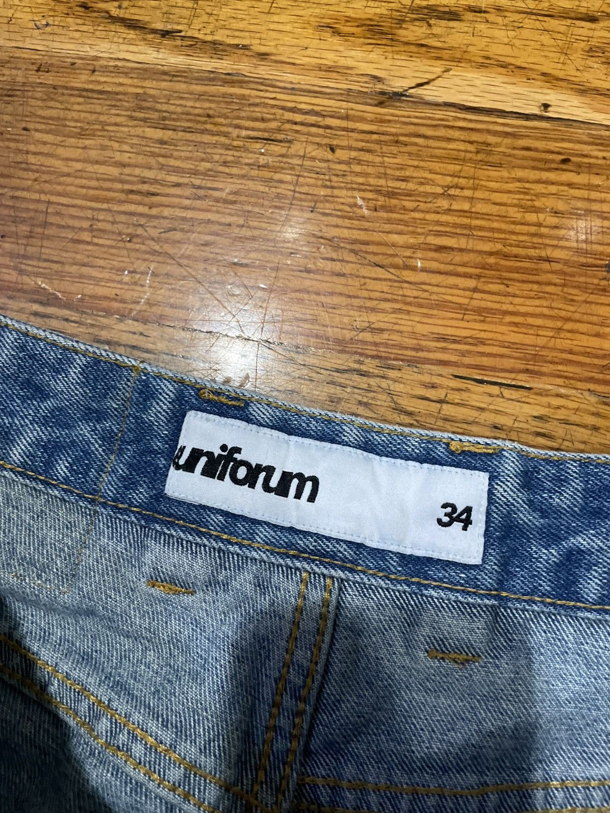 Other Uniforum Light wash Leg Denim Size US 34 / EU 50 - 3 Thumbnail