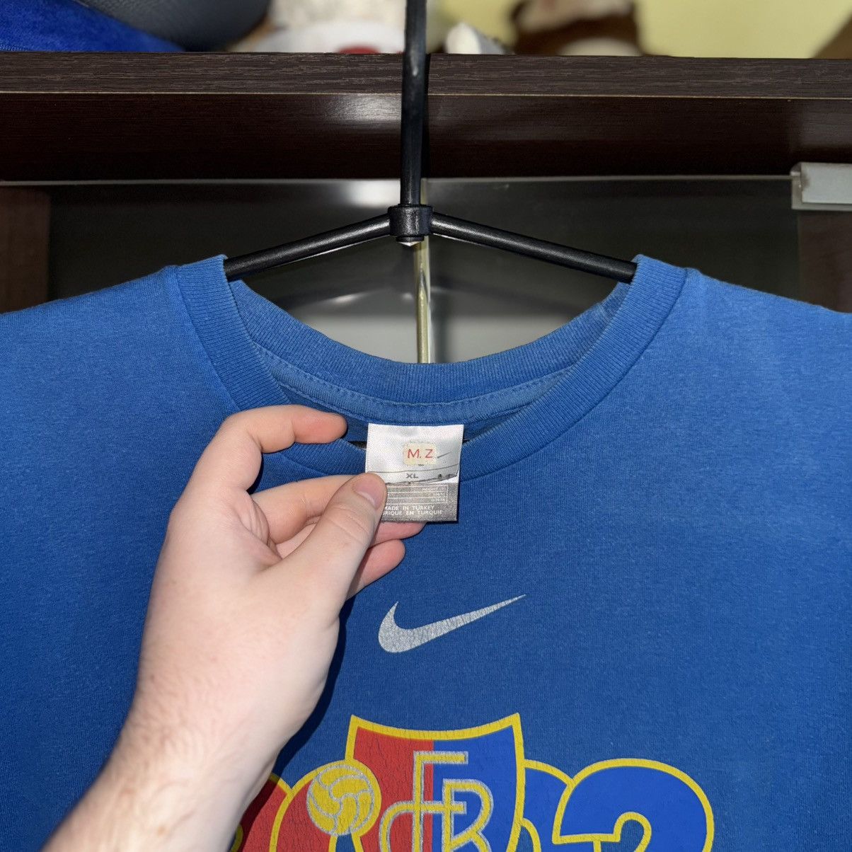 Nike Nike Basel 2002 Vintage T-Shirt Size XL Size US XL / EU 56 / 4 - 4 Thumbnail