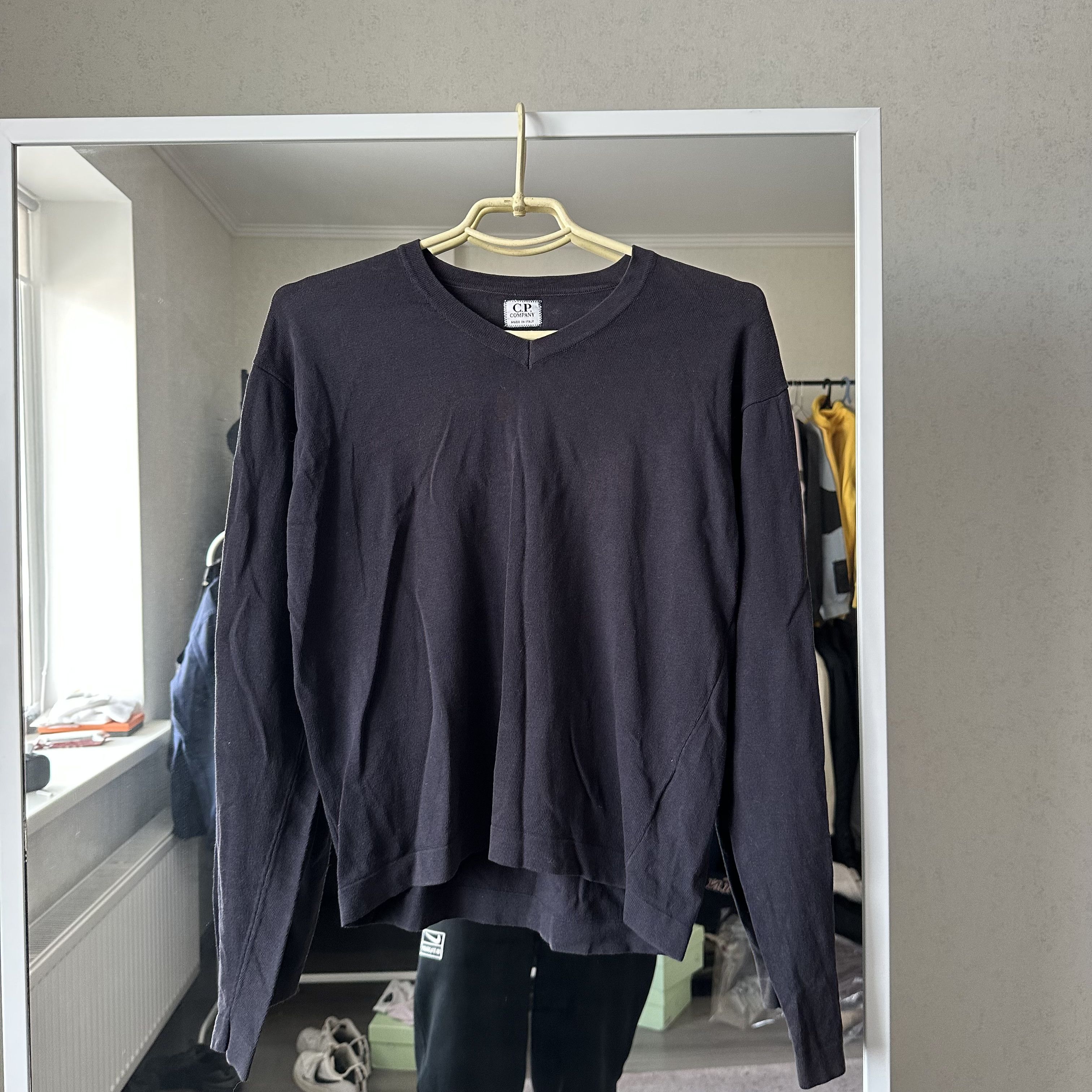 C.P. Company × Vintage CP Company V Neck Vintage Cardigan y2k Slim Sweater Size US S / EU 44-46 / 1 - 1 Thumbnail