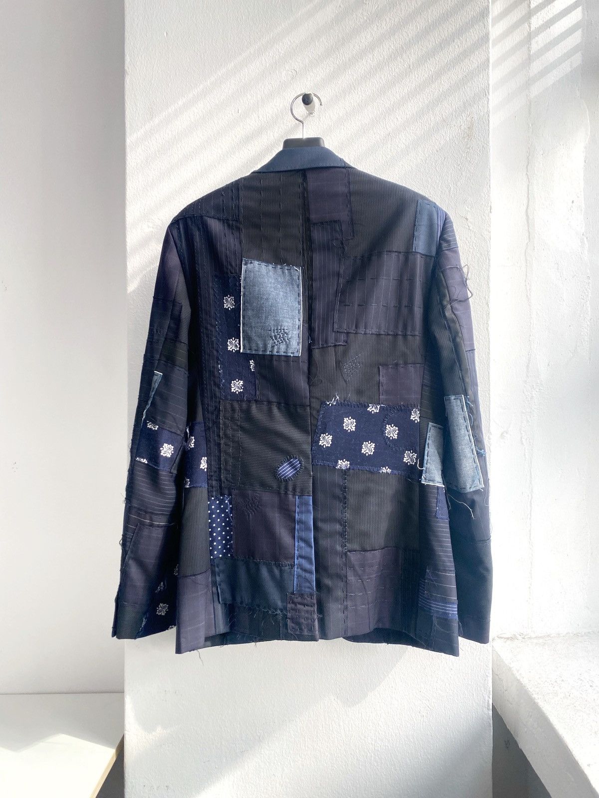 Comme des Garcons × Junya Watanabe JUNYA WATANABE 15S/S patchworks tailored jacket Size US L / EU 52-54 / 3 - 2 Thumbnail