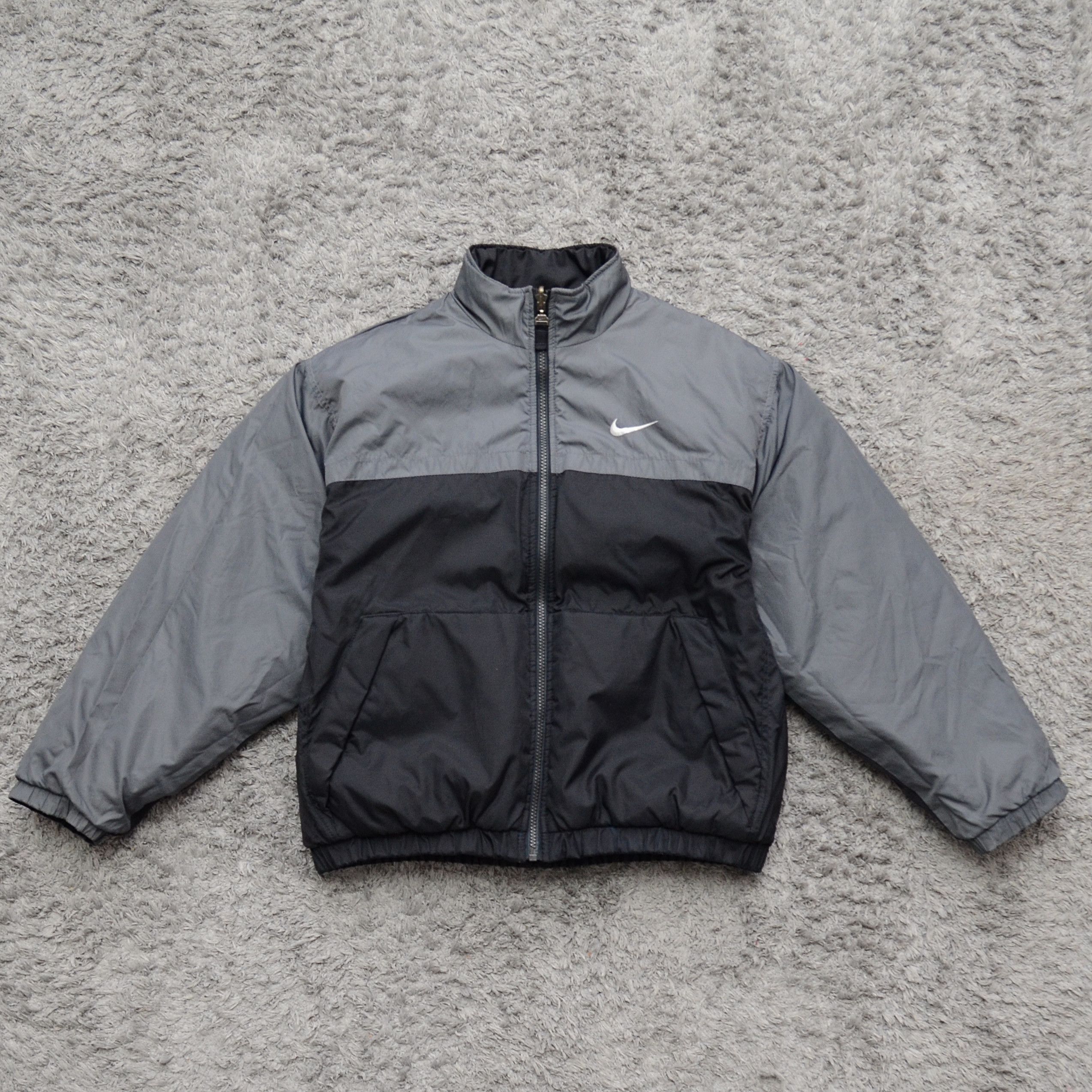 Nike Vintage Beige Puffer Jacket y2k retro Two-Sided AcG
