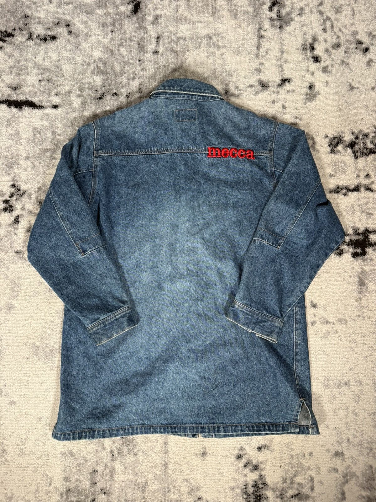 Mecca Y2K Mecca Jeans Denim Embroidery Jacket Size US L / EU 52-54 / 3 - 4 Thumbnail