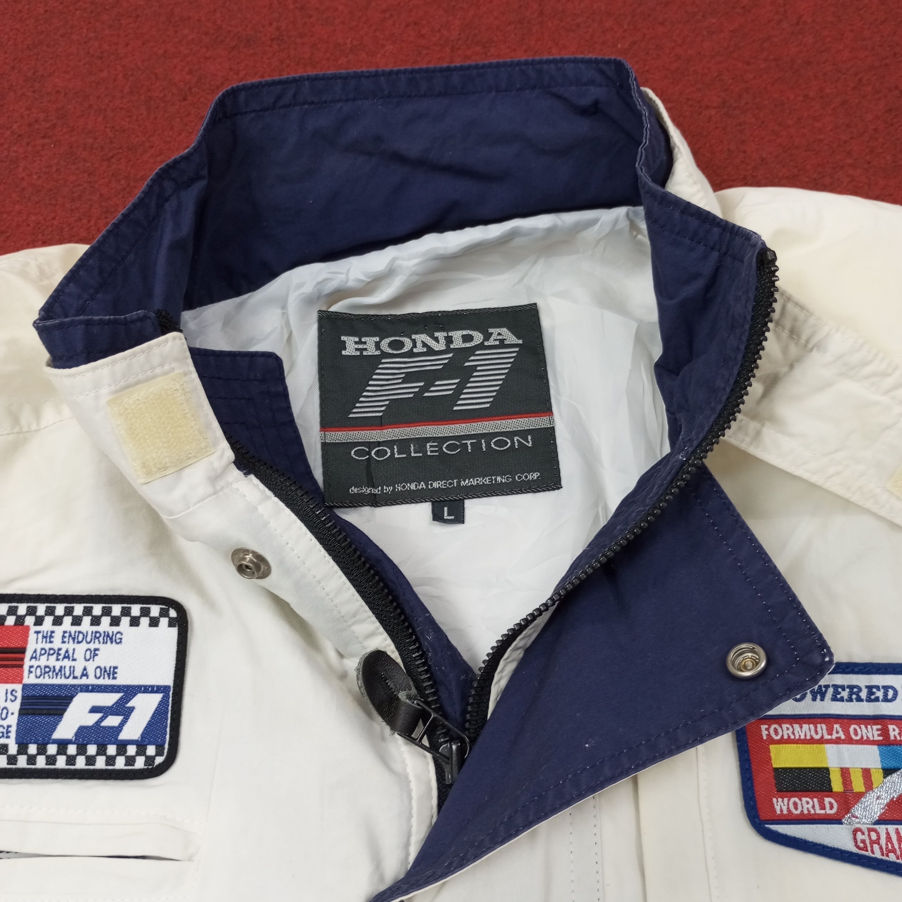 Honda Honda F1 Motorsports Racing Style Custom Jacket c246n20 Size US L / EU 52-54 / 3 - 12 Thumbnail