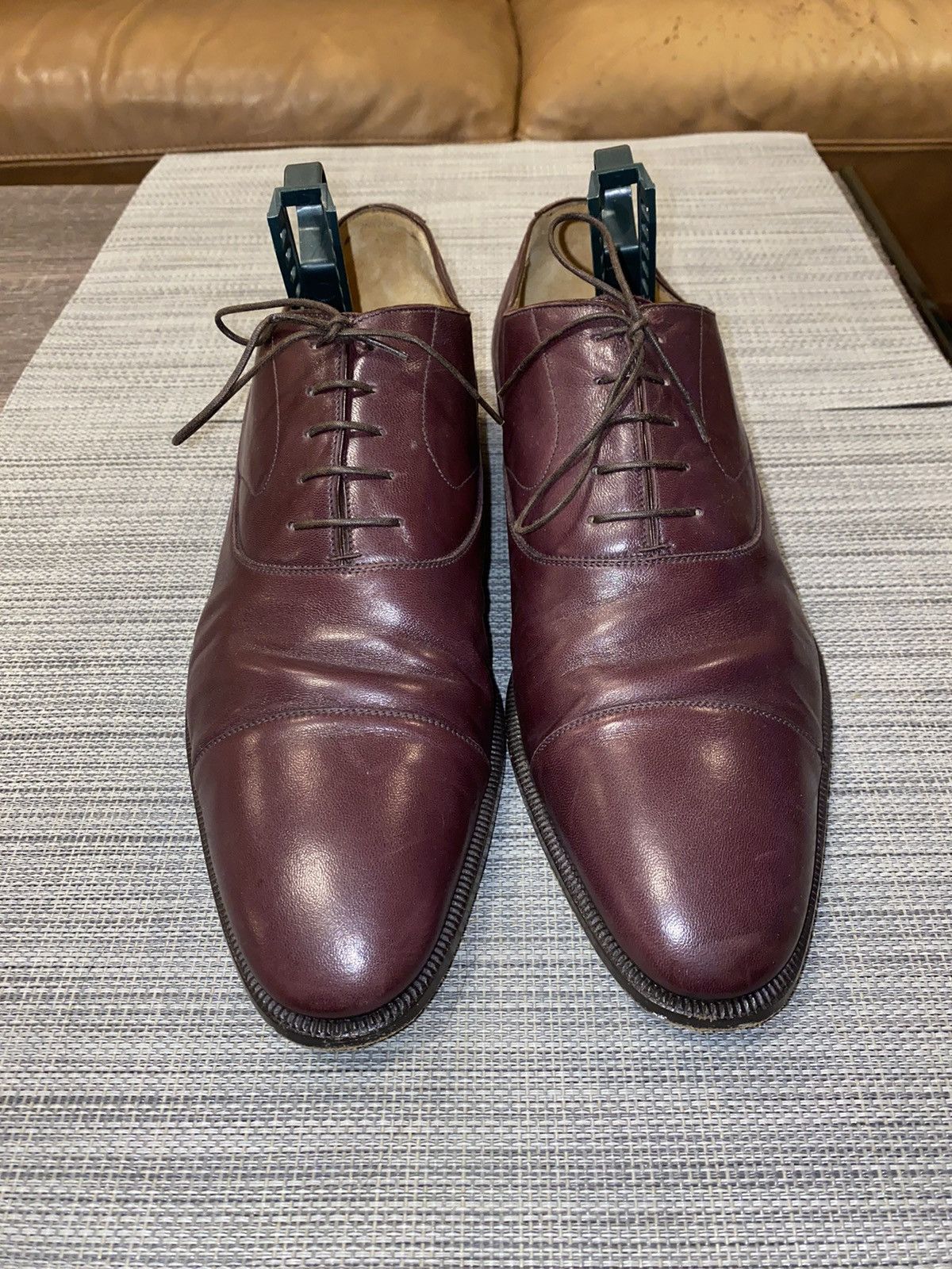 Brioni Brioni Wine Dress Shoes Size US 9.5 / EU 42-43 - 1 Thumbnail