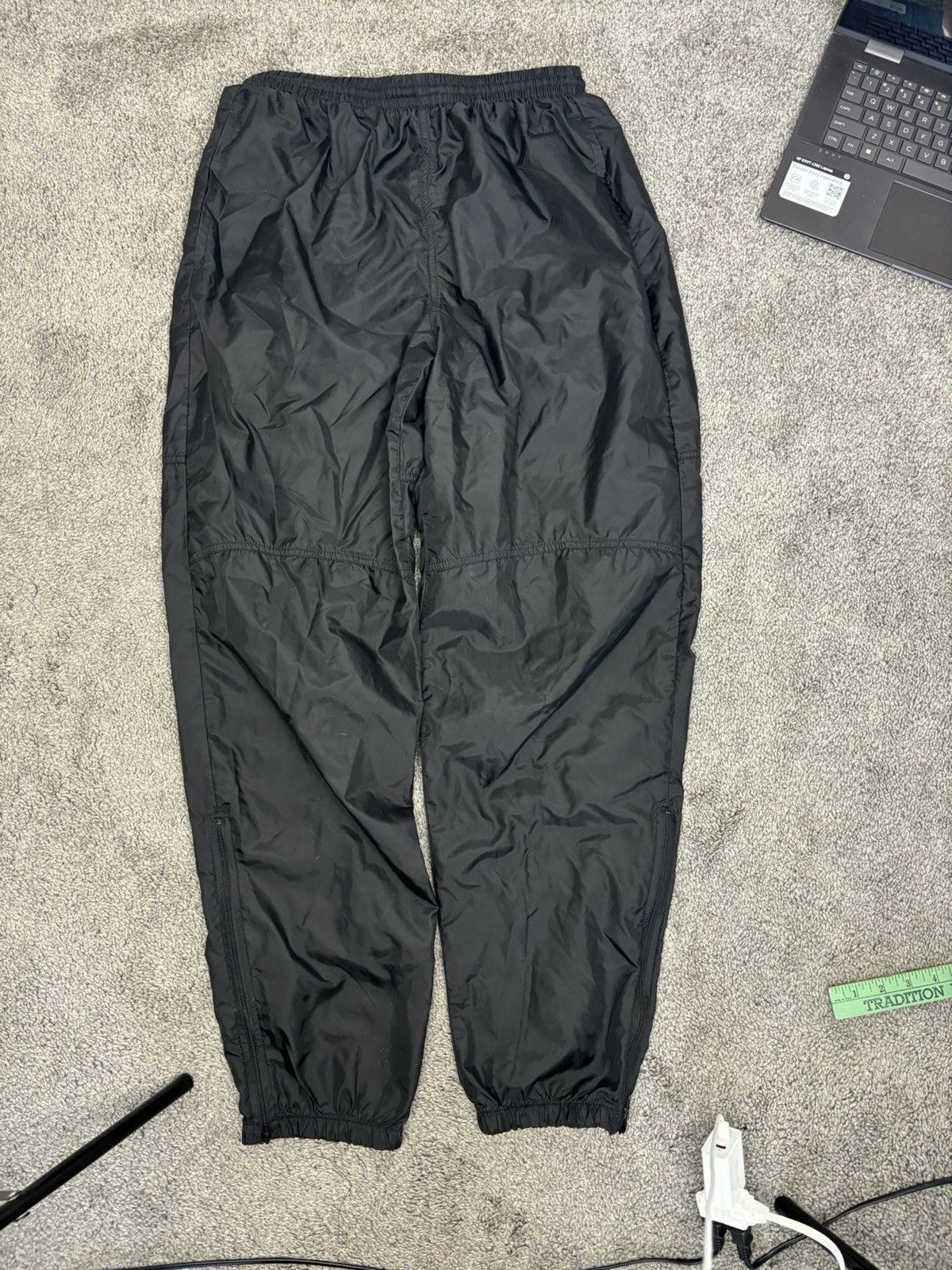 Nike × Vintage Vintage 90s black nike track pants Size US 30 / EU 46 - 5 Thumbnail