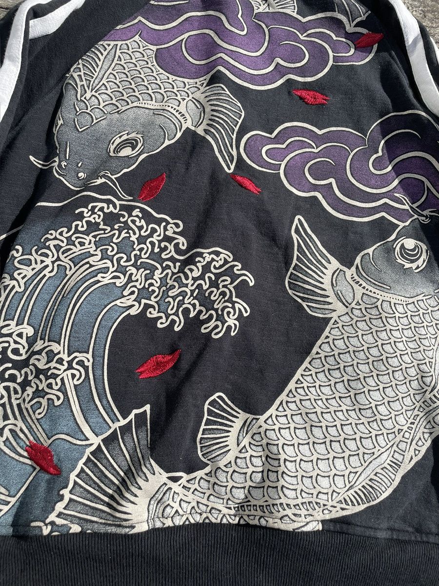 If Six Was Nine 2000s Japanese archive Sukajan Yakuza Embroidery Jacket Size US S / EU 44-46 / 1 - 7 Thumbnail