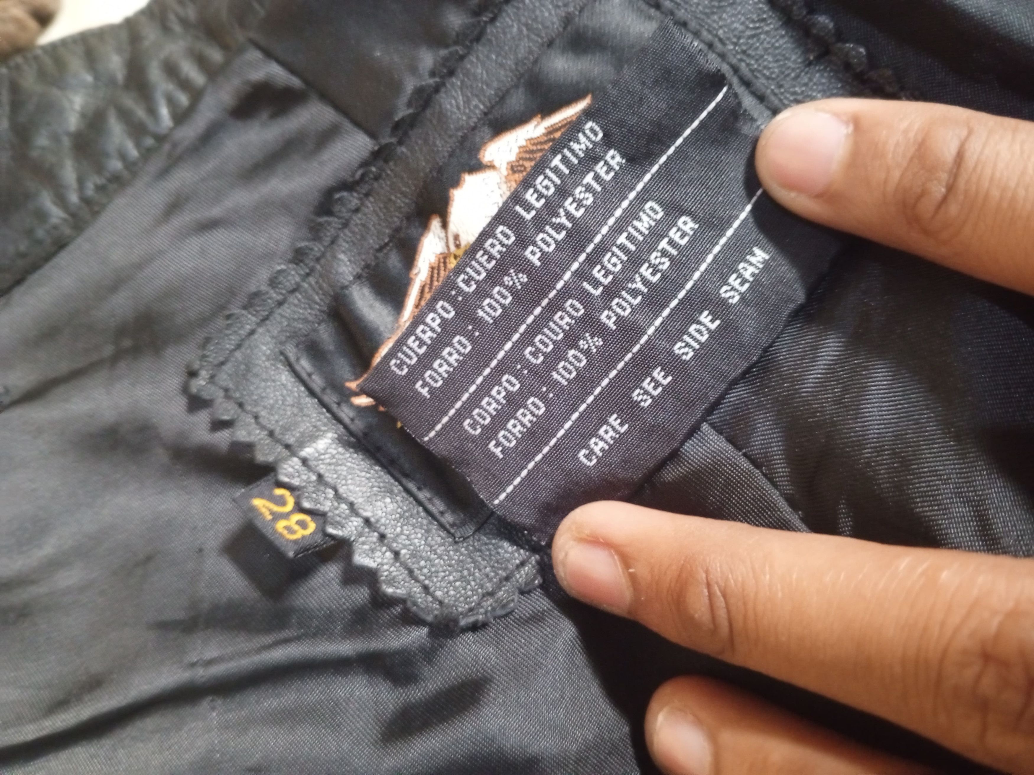 Harley Davidson Genuine Leather Pants by Harley Davidson Size US 29 - 10 Thumbnail