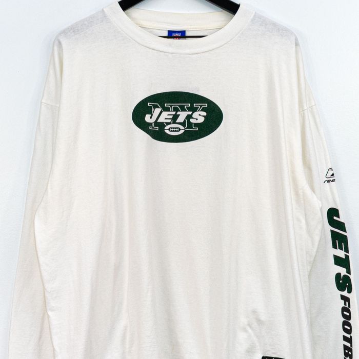 Reebok NFL New York Jets Football Long Sleeve T-Shirt– VNTG Shop