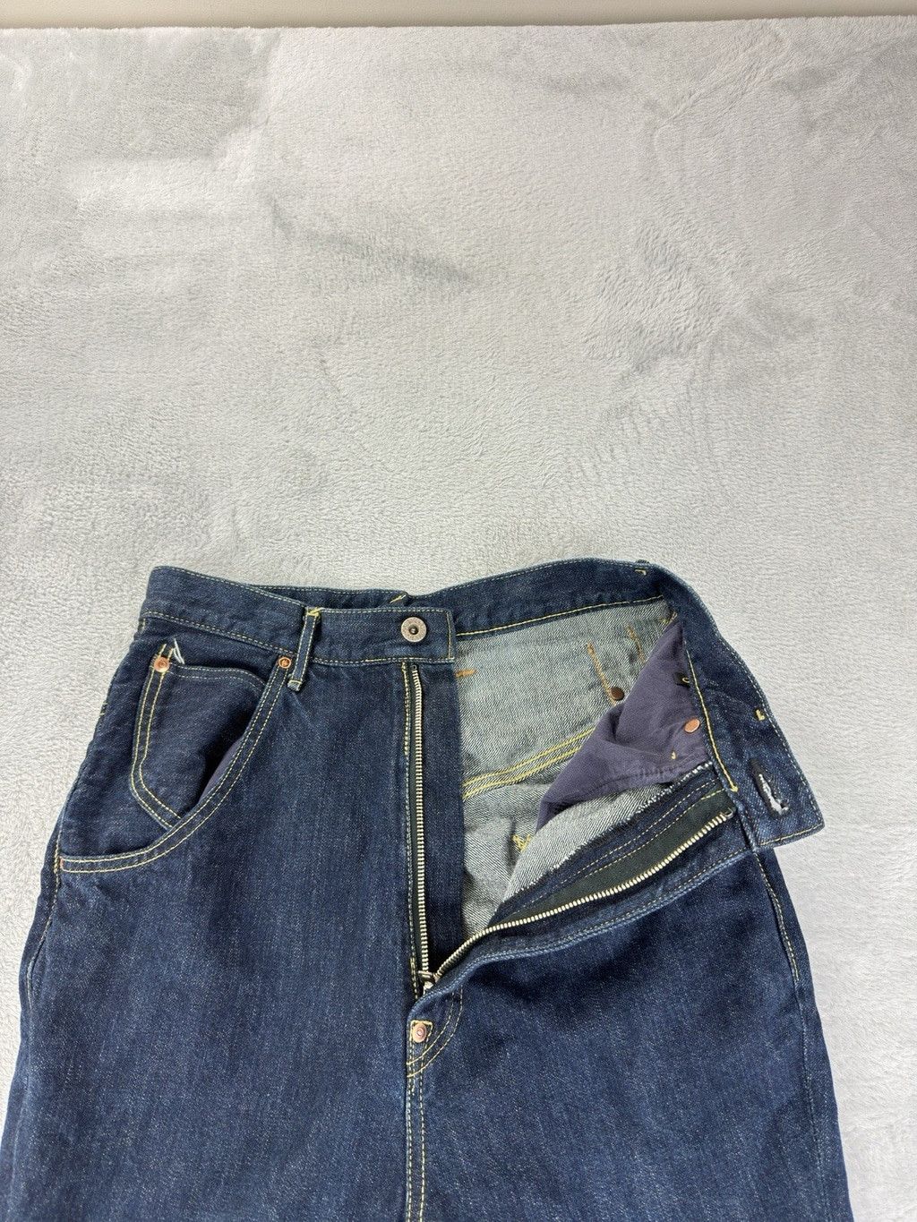 Kapital Kapital Men's Sz 0/XS Zipper Fly Skinny Sarouel Indigo Blue Size US 28 / EU 44 - 8 Thumbnail