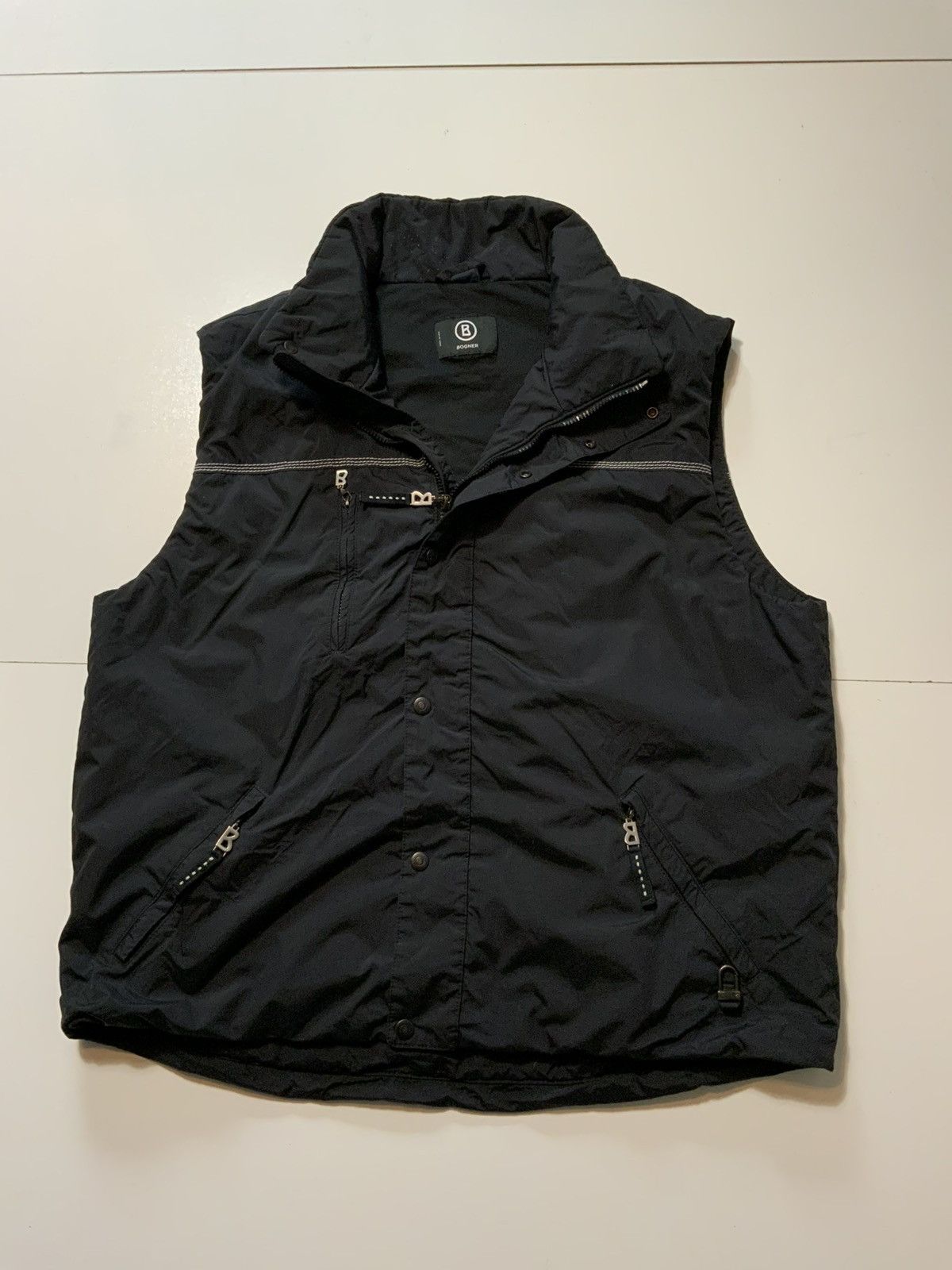 Bogner Bogner Black USA Made Puffer Ski Snowboard Zip Vest Jacket Size US L / EU 52-54 / 3 - 1 Thumbnail