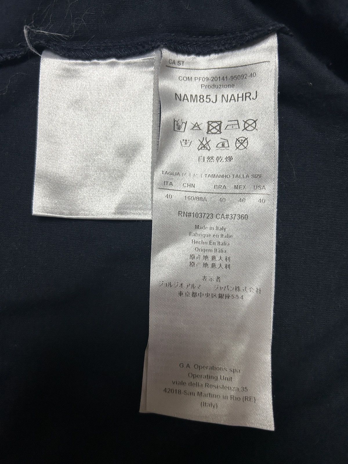 Giorgio Armani Logo T-Shirt Size S / US 4 / IT 40 - 6 Thumbnail