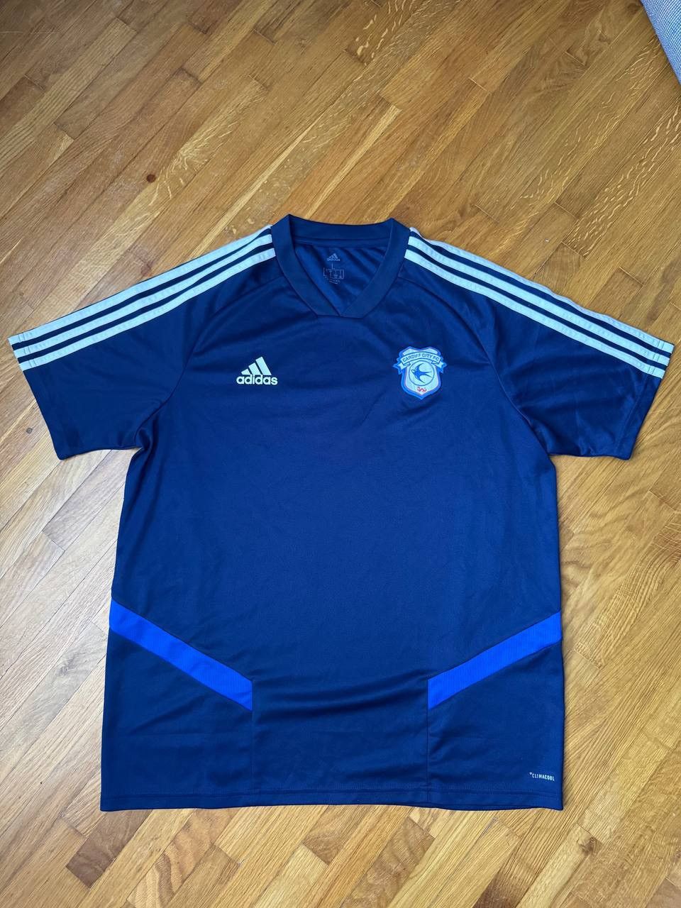 Adidas Adidas Cardiff City FC 2019-2020 training soccer jersey tee Size US L / EU 52-54 / 3 - 1 Thumbnail