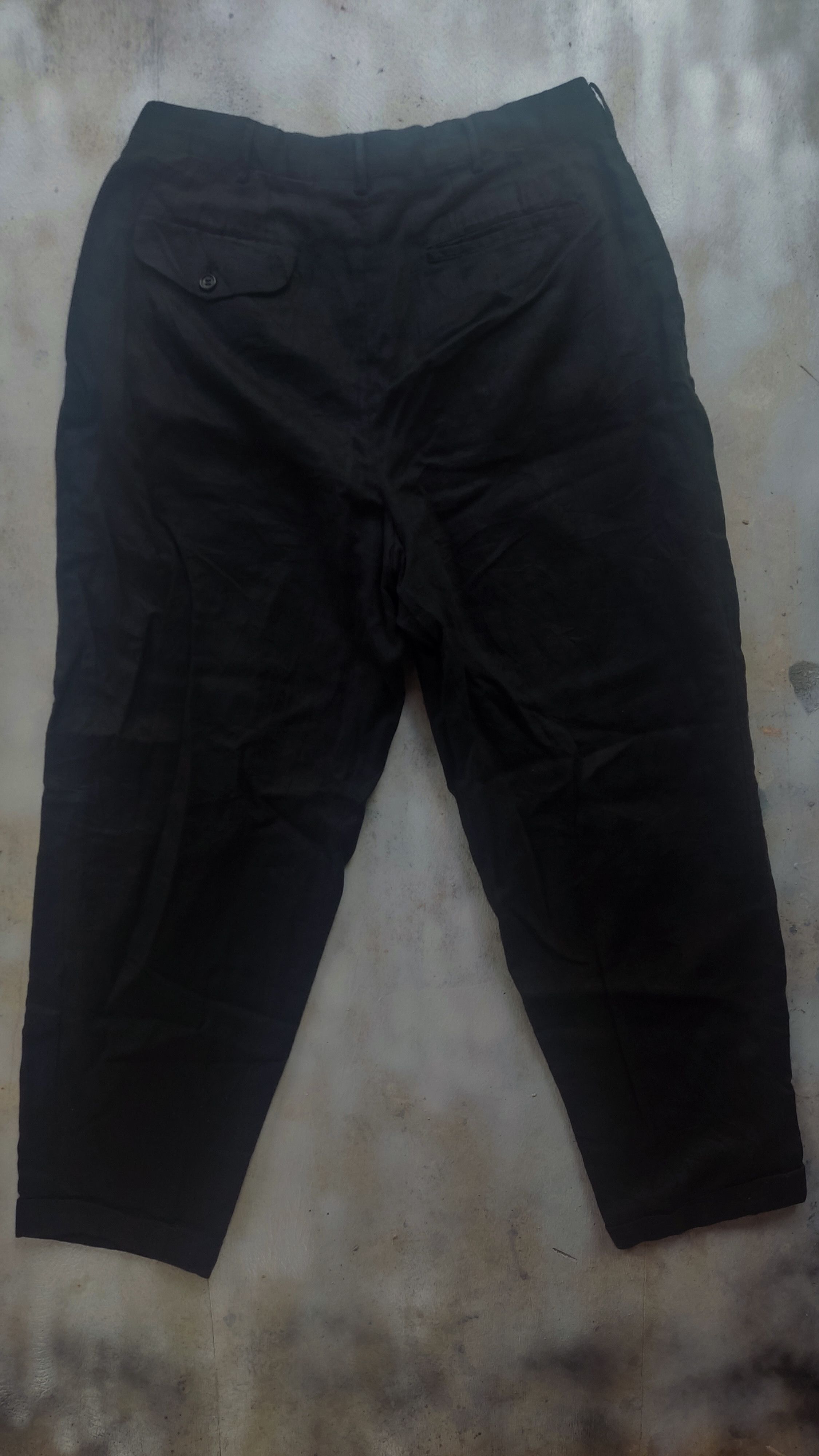 Comme des Garcons Homme ⚡️Sample Vtg CdG Homme Plus🇯🇵 Gabardine wool pants Size US 32 / EU 48 - 2 Thumbnail