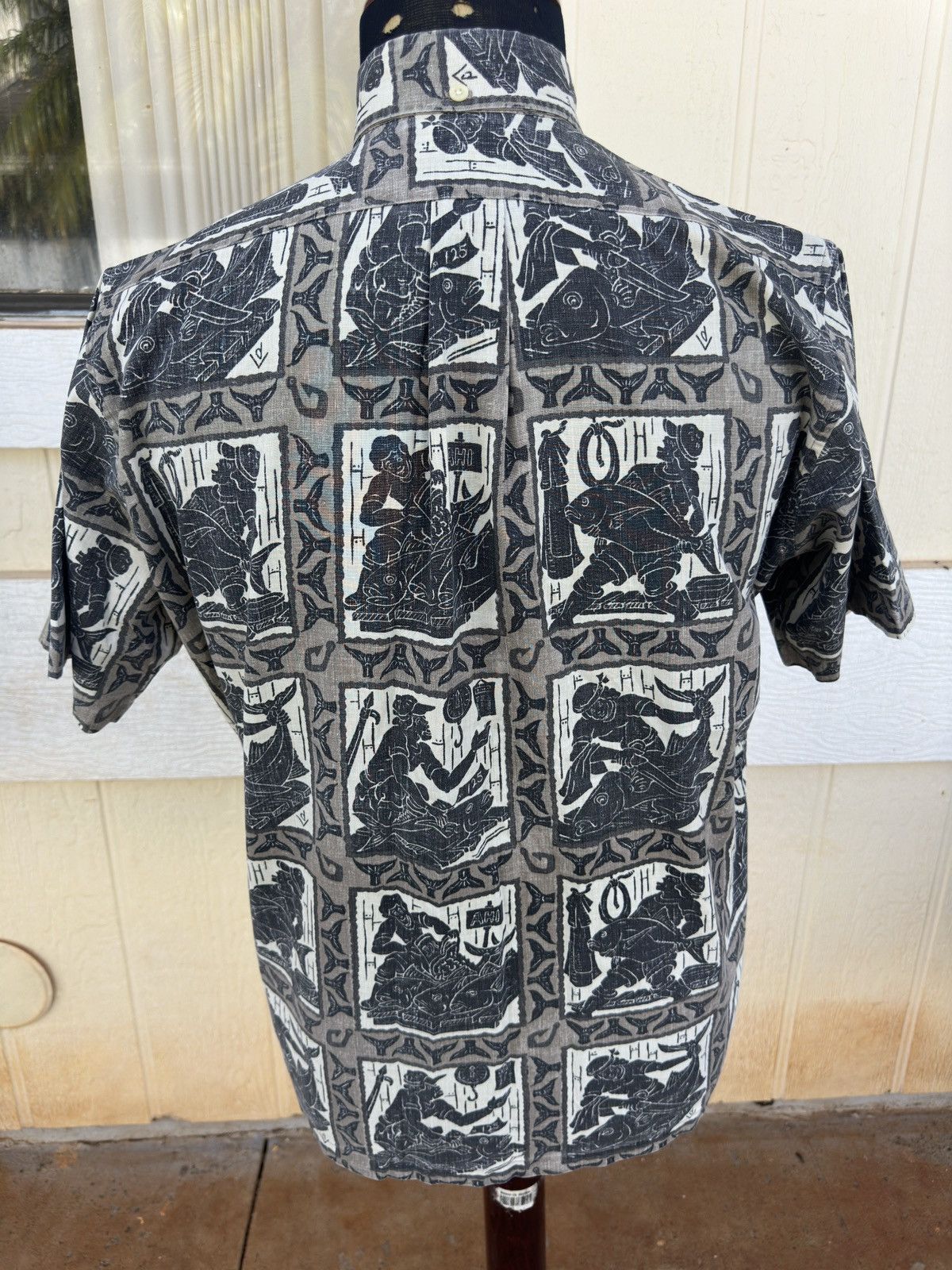 Reyn Spooner PeOwned Reyn Spooner Dietrich Varez Men's S Black/Gray Size US S / EU 44-46 / 1 - 2 Thumbnail