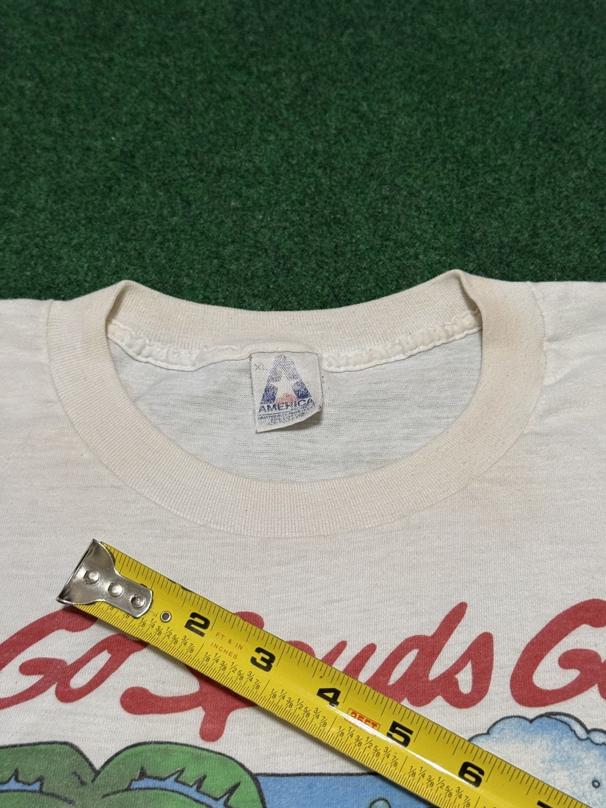 Vintage 80s Spuds Mackenzie Budlight Go Spud Go Surfer Beer T Shirt Size US L / EU 52-54 / 3 - 9 Thumbnail