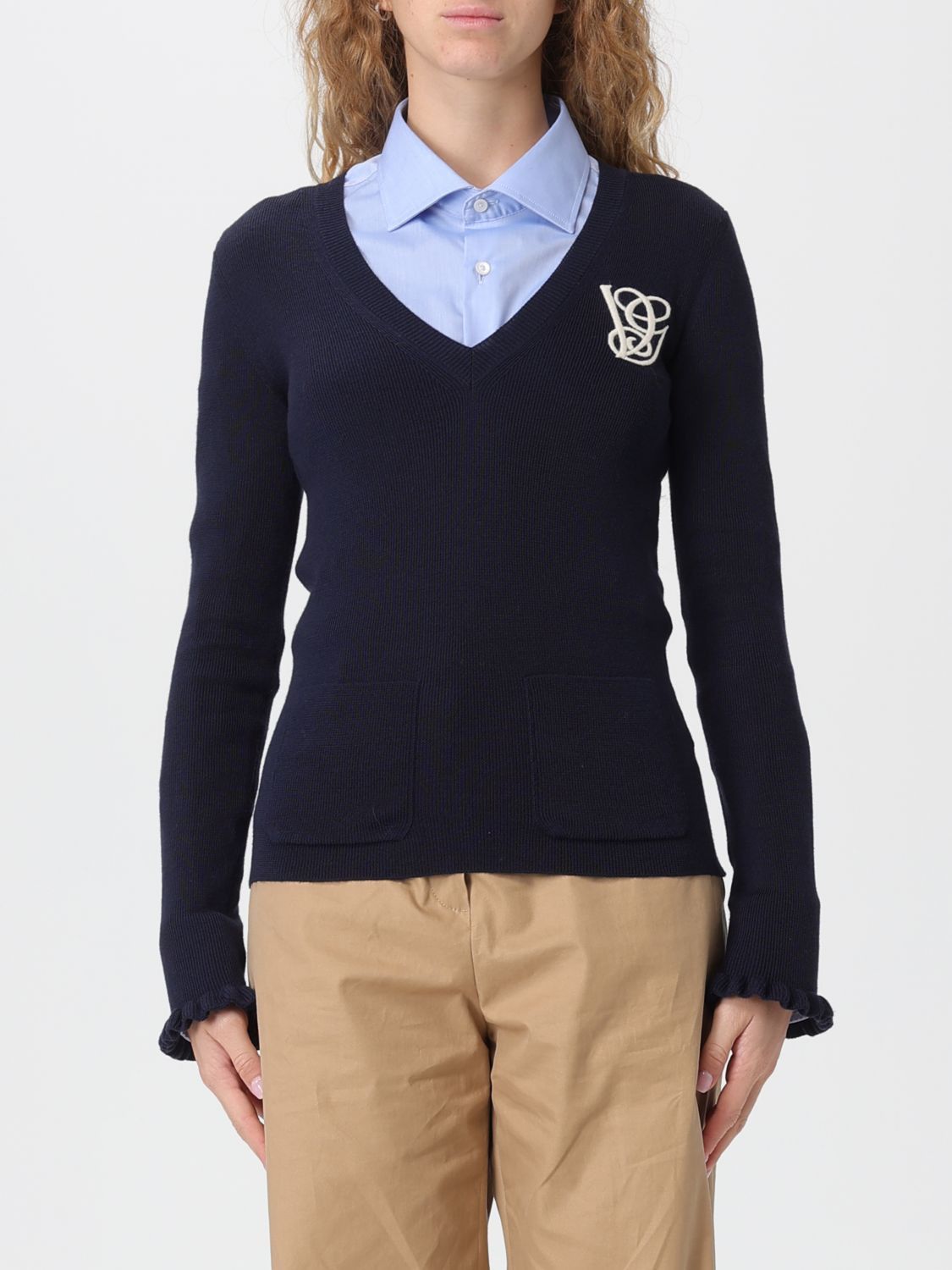 Valentino Valentino Sweater Woman Blue Size S / US 4 / IT 40 - 1 Thumbnail