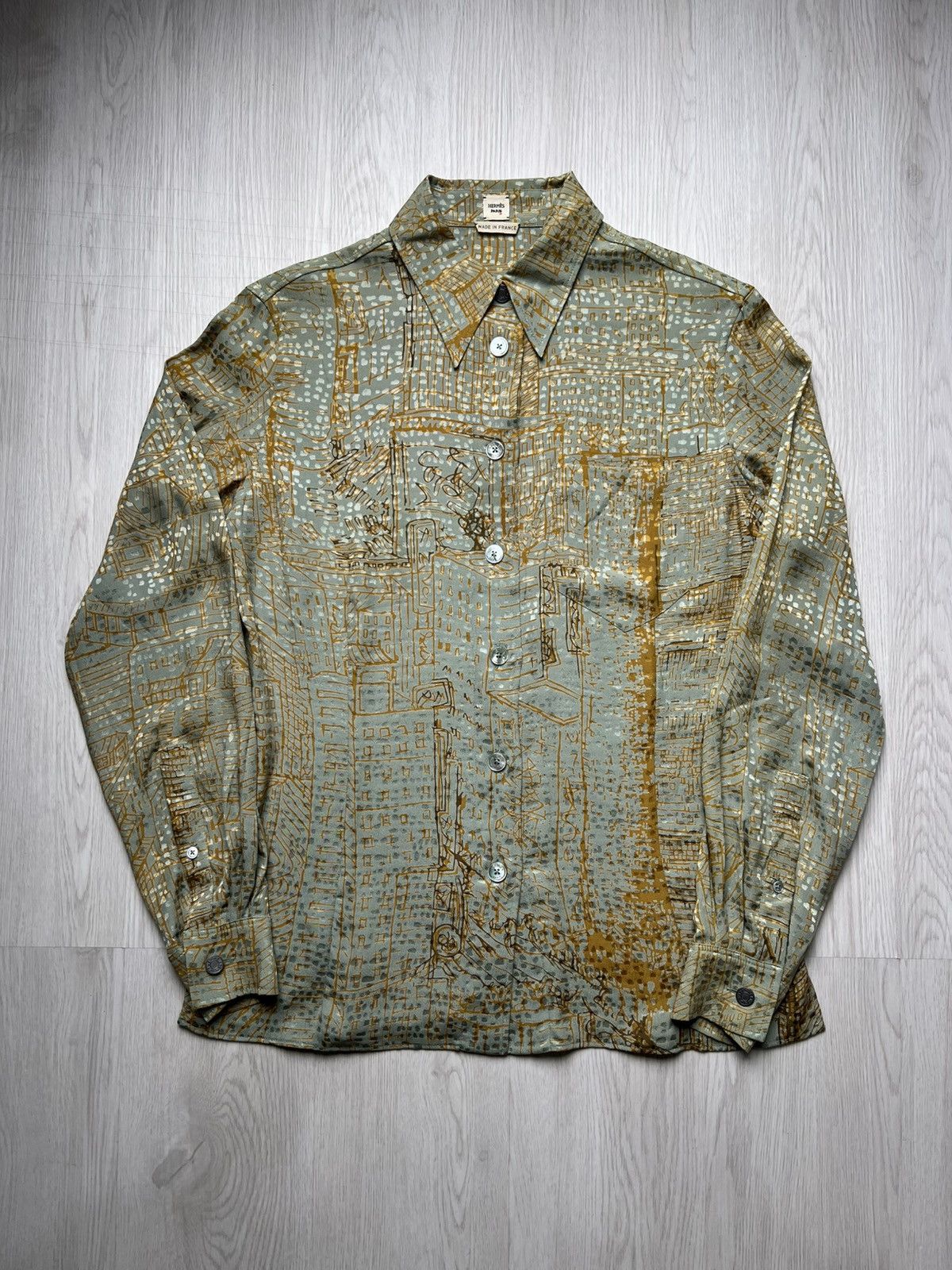トップス HERMES by Martin Margiela Linen shirts Hermes × Maison Margiela Hermes Martin Margiela Era Linen Shirt