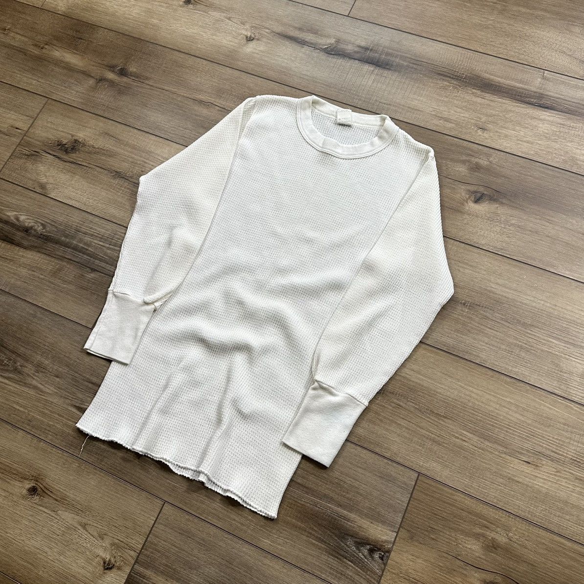 Dickies Vintage 90s Dickies Long Sleeve Waffle Knit Thermal Size US L / EU 52-54 / 3 - 3 Thumbnail