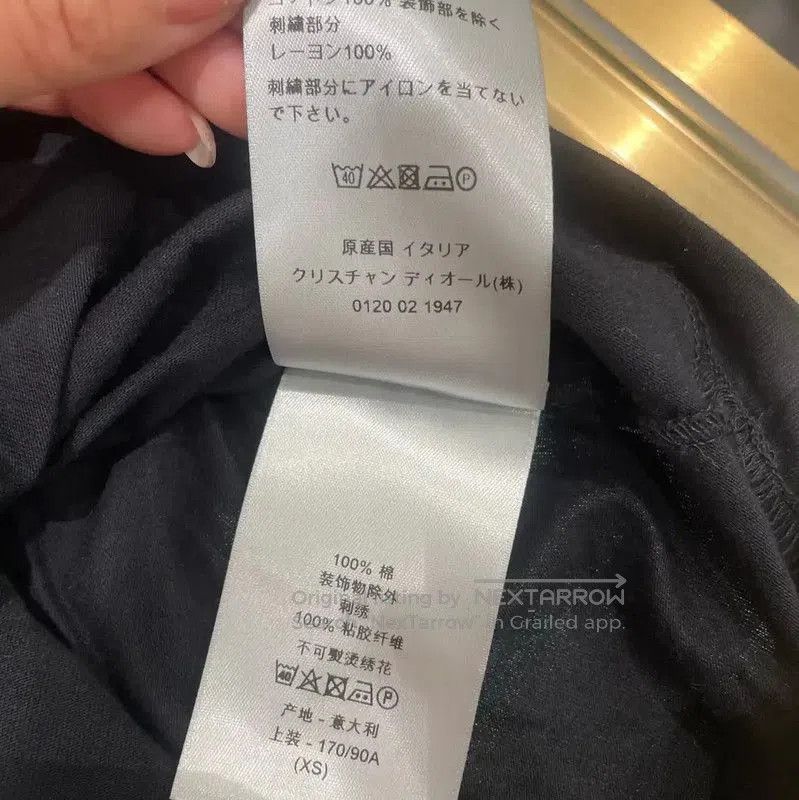 Dior Dior Black Cotton Men's T-Shirt . Size US XS / EU 42 / 0 - 5 Thumbnail
