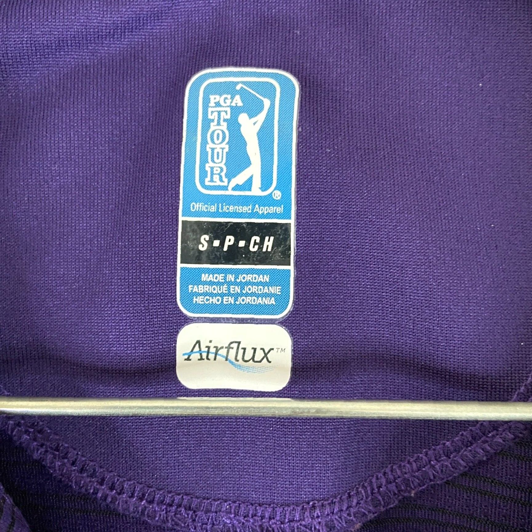 PGA Tour PGA TOUR VINTAGE Purple Polo Shirt Long Sleeve Men’s Small Size US S / EU 44-46 / 1 - 6 Thumbnail