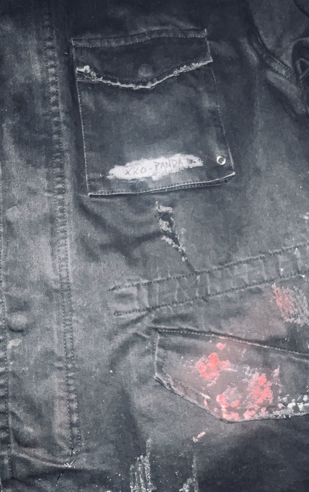 Other Custom BEULAH large denim jacket 1/1 Tupac by shei phan Size US L / EU 52-54 / 3 - 7 Thumbnail