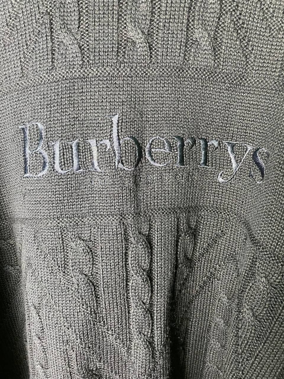 Burberry Streetwear Vintage Burberry’s big logo knitted sweater Size US XXL / EU 58 / 5 - 5 Thumbnail