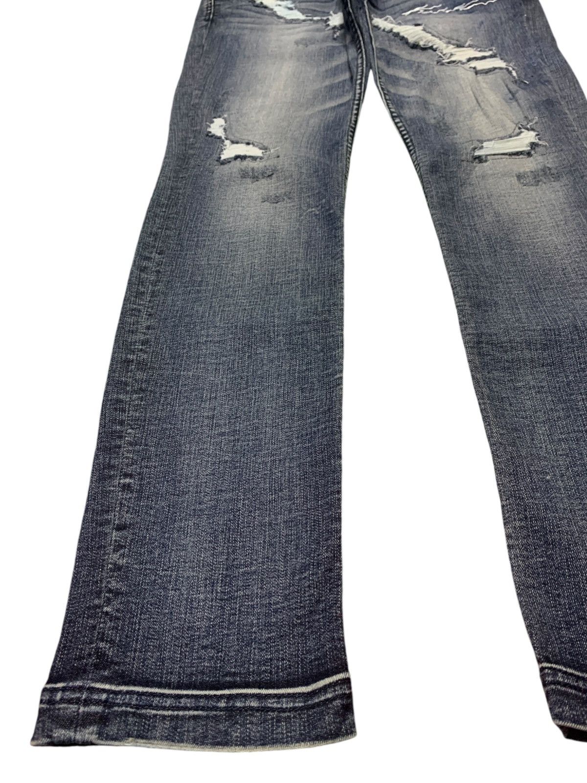 Japanese Brand × Karl Kani Vintage Japanese Karl Kani Faded Rip Slim Distressed Jeans Size US 32 / EU 48 - 6 Thumbnail