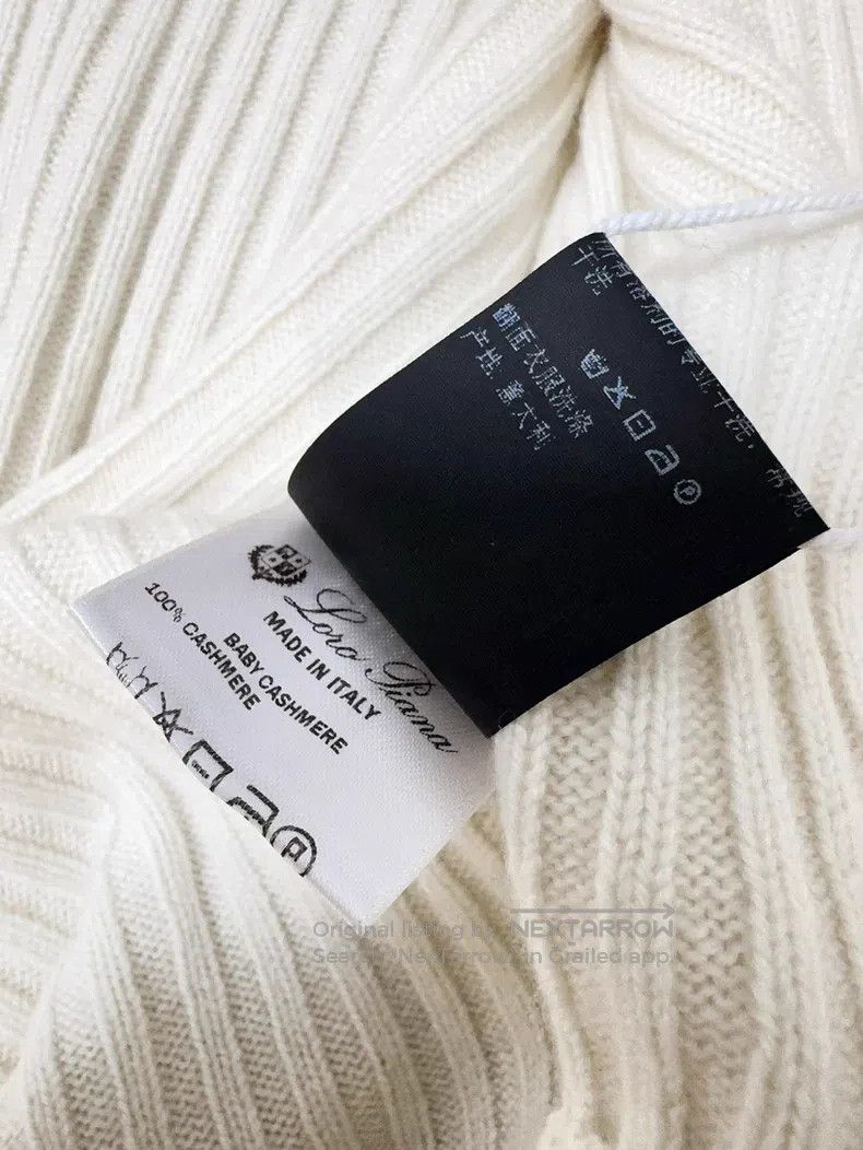 Loro Piana Loro Piana Beige Ribbed Mid-Length Knit Cardigan Jacket Size S / US 4 / IT 40 - 7 Thumbnail