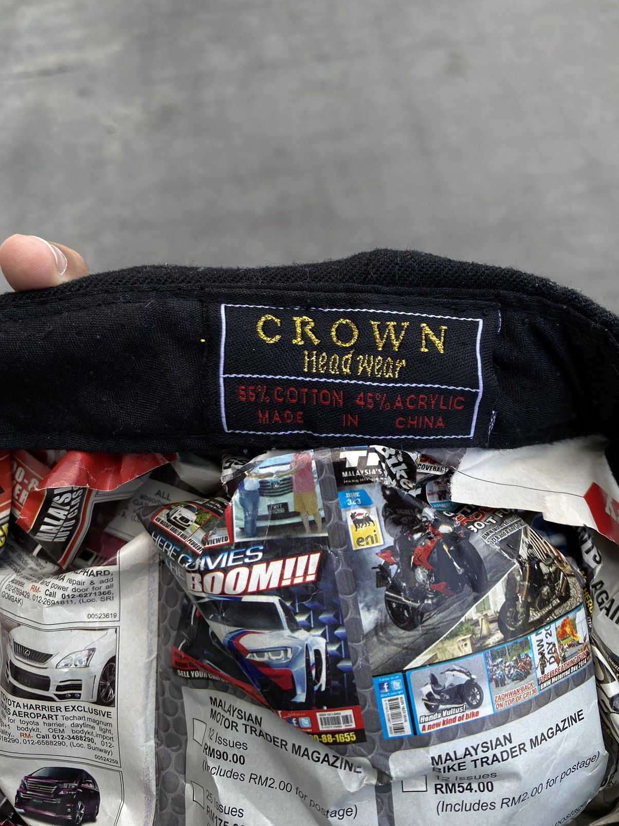 Crown Cap × Stussy Vintage Skull 8 Ball Cap Size ONE SIZE - 7 Thumbnail