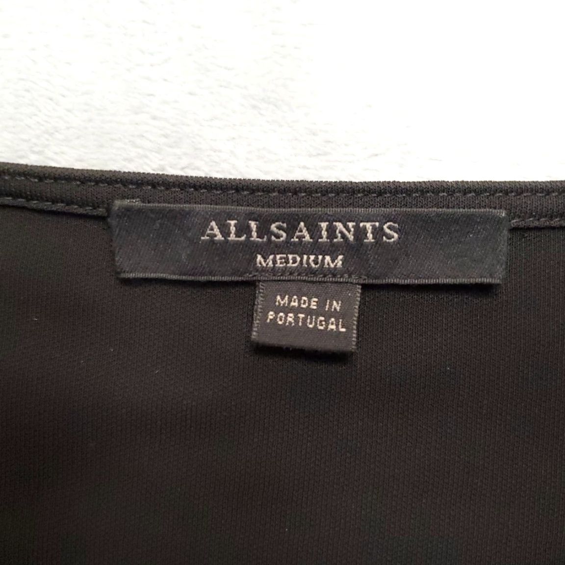 Allsaints Allsaints Blouse Womens Medium Black Cowl Neck Vickie Top Classic Wardrobe Size M / US 6-8 / IT 42-44 - 4 Thumbnail