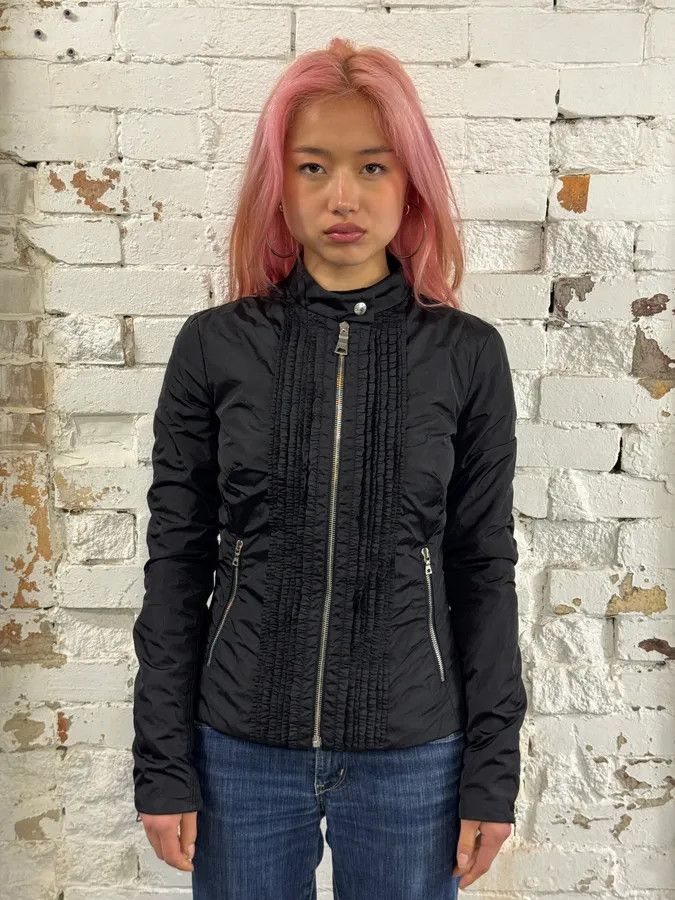 Prada SS2008 Prada Black Wrapped Multi Zips Nylon Jacket Size S / US 4 / IT 40 - 2 Thumbnail
