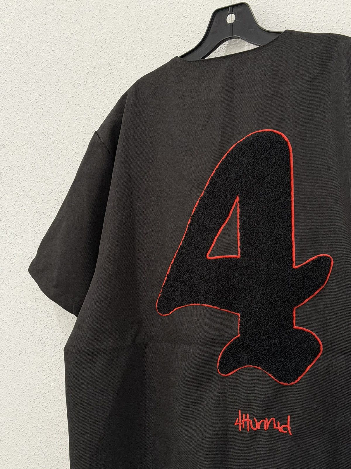 4HUNNID 4Hunnid YG Black Button-Up Baseball Jersey Size Large Size US L / EU 52-54 / 3 - 5 Thumbnail