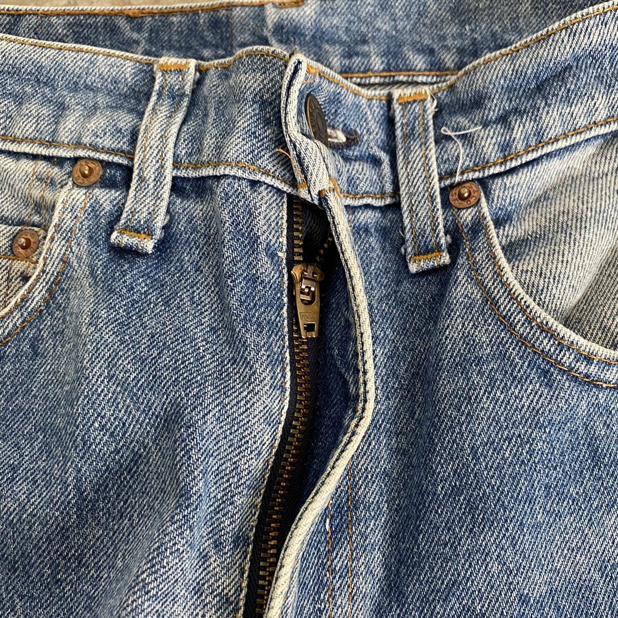 Levi's Size 28x28 Vintage 80’s Levi’s 505 Faded Blue Denim Jeans Size US 28 / EU 44 - 10 Thumbnail
