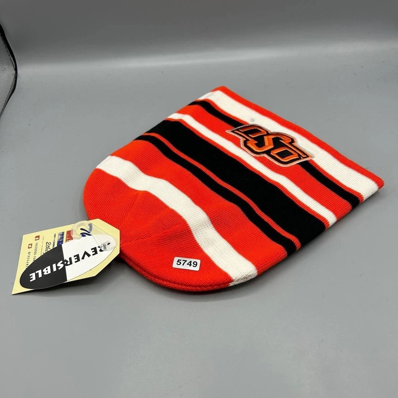 The Game Oklahoma State Cowboys Hat Men Red Reversible Beanie Size ONE SIZE - 7 Thumbnail