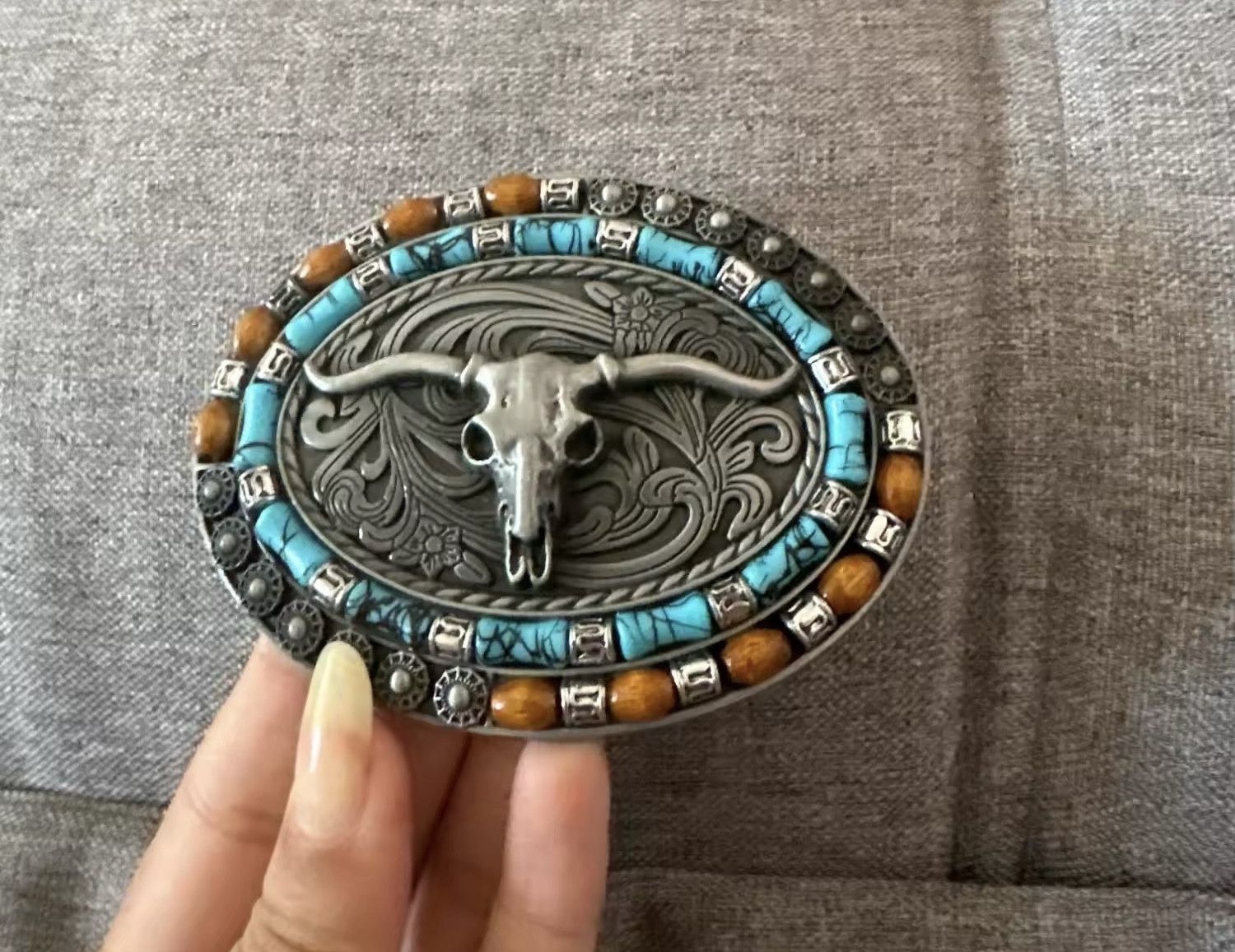 Cowboy Equipment Vintage-Cowboy Rodeo Bull Head belt buckle Size ONE SIZE - 4 Thumbnail