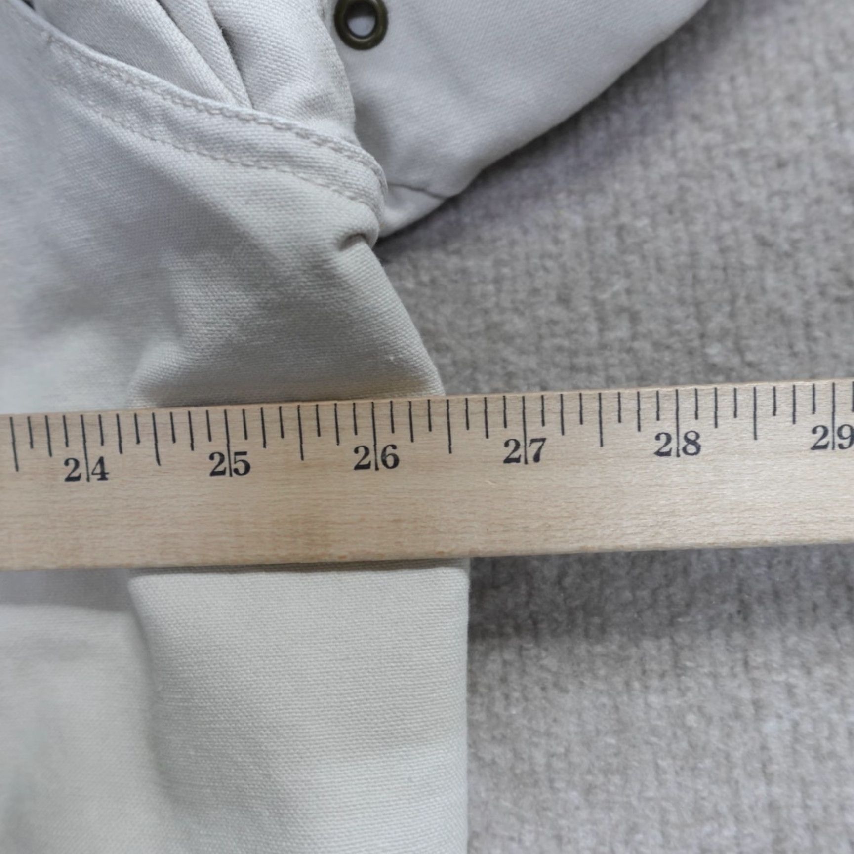 Vintage VINTAGE LL Bean Jacket XL Beige Barn Chore Lined Quilted Military Jacket Men XL Beige L.L. Bean Quilted Lined Canvas Cotton Button Mid-Length Mens Size US XL / EU 56 / 4 - 5 Thumbnail