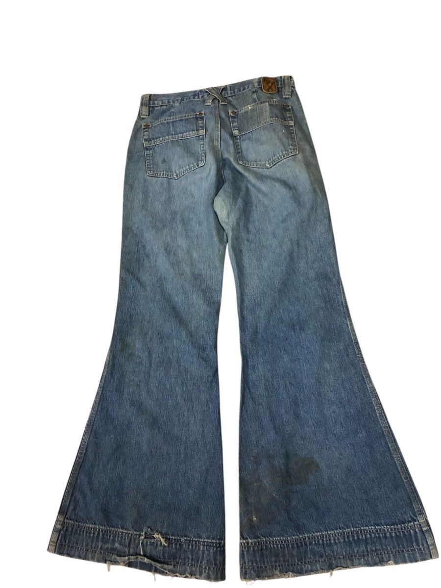 If Six Was Nine × Japanese Brand × Le Grande Bleu (L.G.B.) GX T-Bag style Bell Bottom Flare Denim Pants Size US 30 / EU 46 - 2 Thumbnail