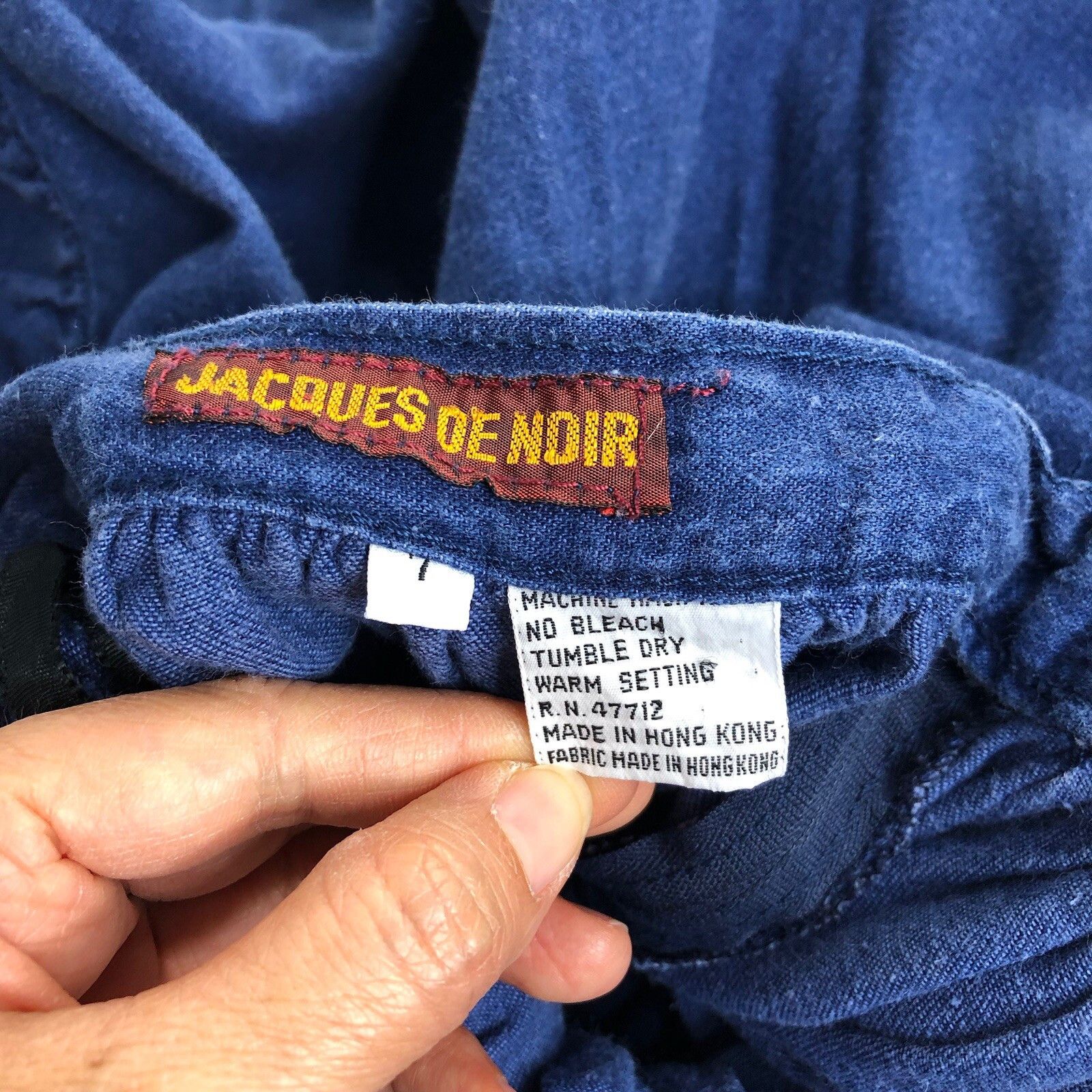 Other Vtg Jacques De Noir Womens Frilled Ruffled Jean Skirt Sz 7 Size 26" / US 2 / IT 38 - 9 Thumbnail