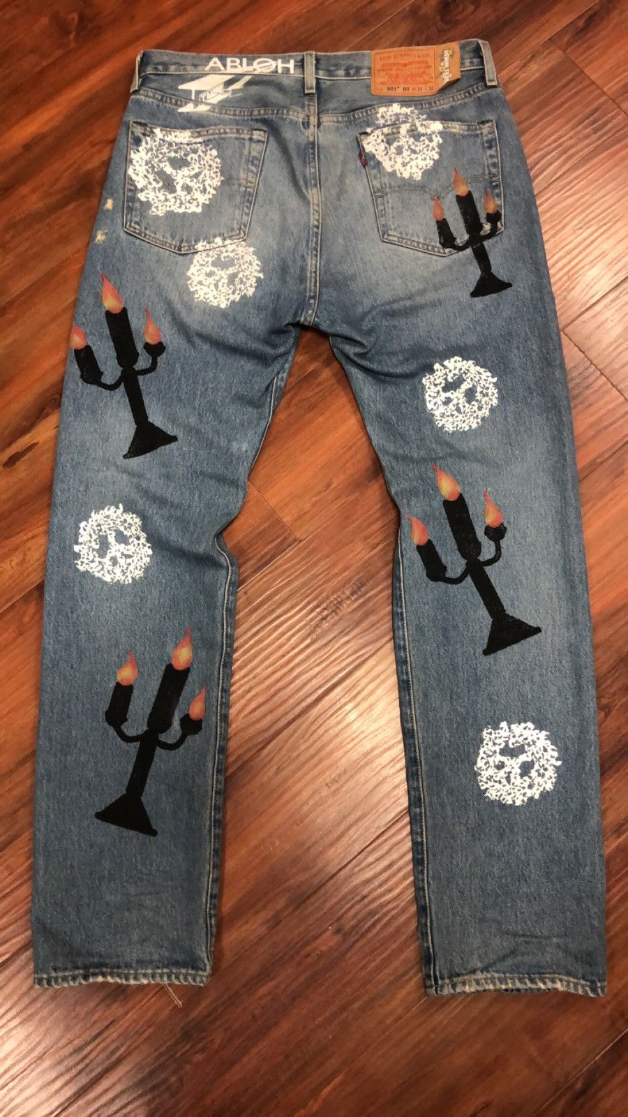 DENIM TEARS Denim Tears x Levis x Virgil Abloh “Message In A Tear” Size US 33 - 2 Thumbnail