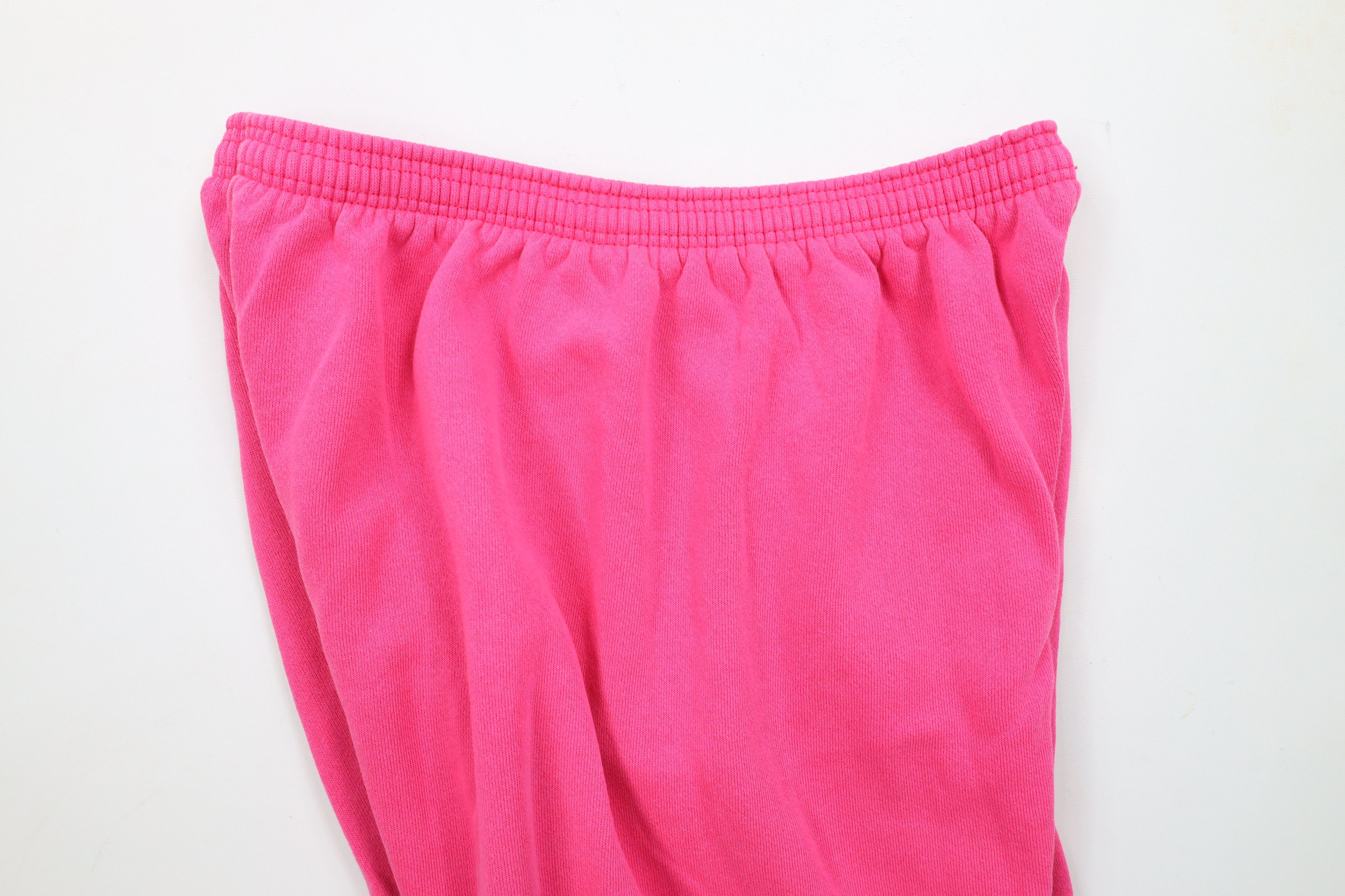 Vintage Vintage 90s Streetwear Blank Sweatpants Joggers Pink USA Size 30" / US 8 / IT 44 - 8 Thumbnail