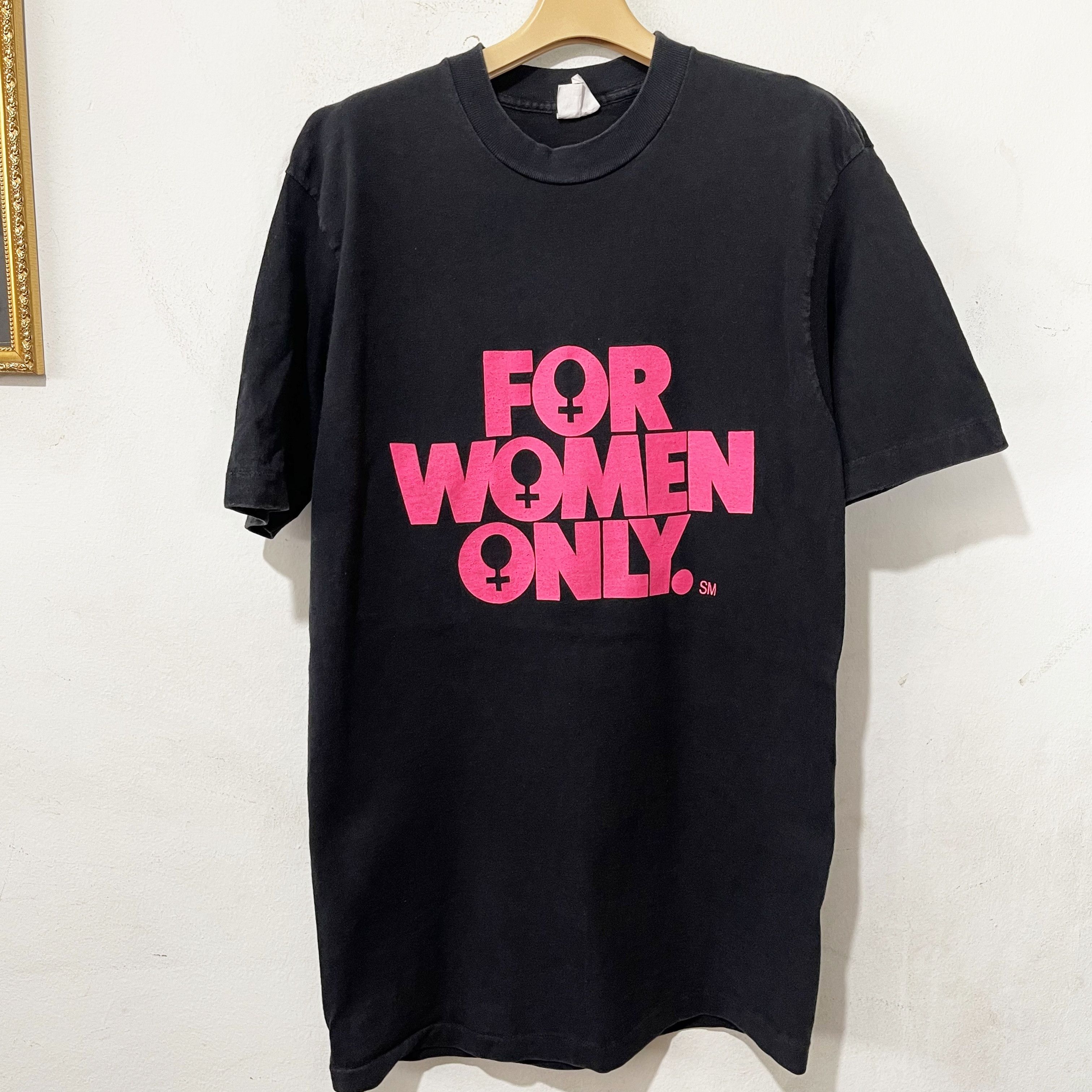 Vintage Vintage 90s For Women Only T-Shirt Size US M / EU 48-50 / 2 - 1 Thumbnail