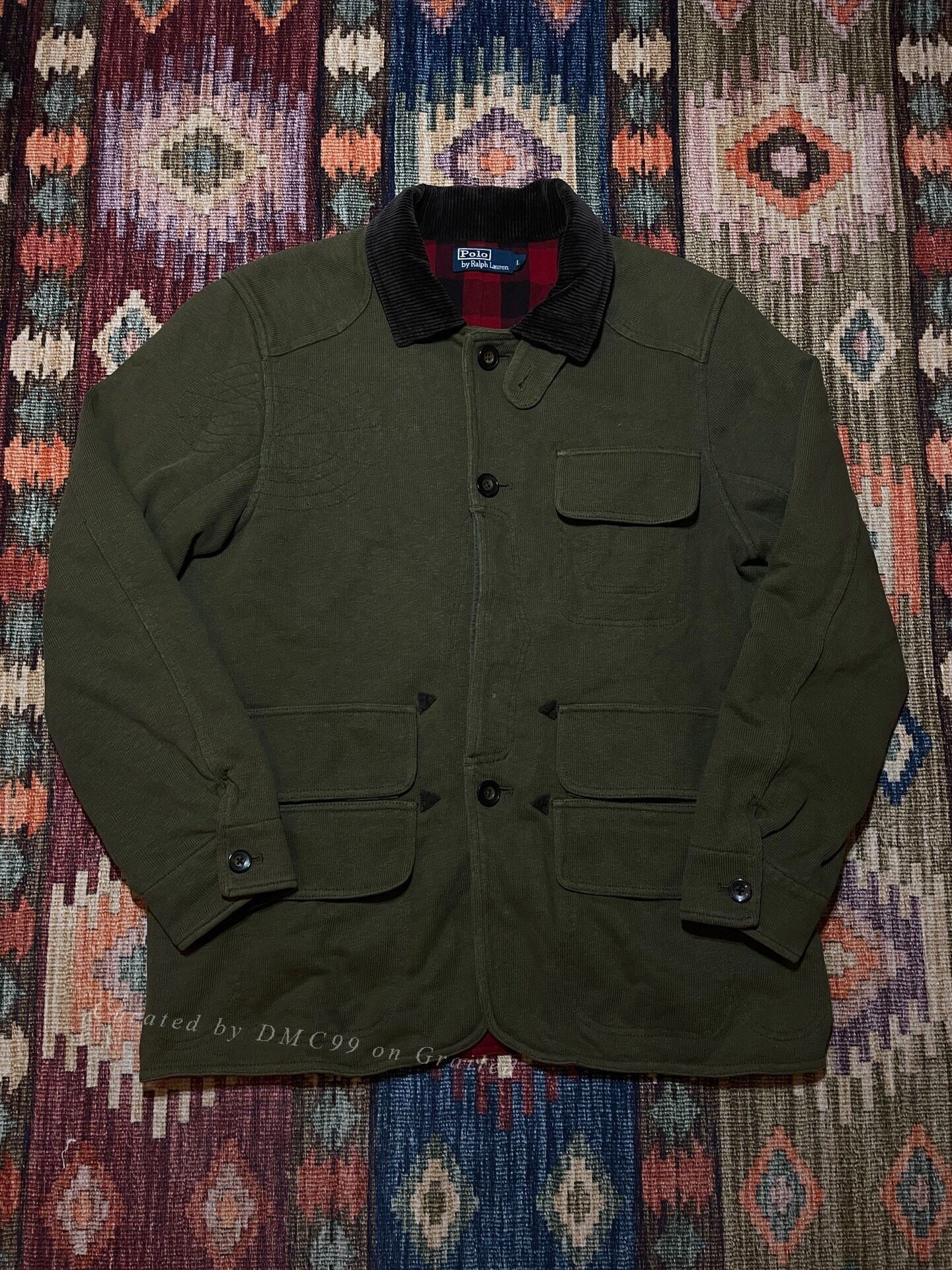 Ralph Lauren RALPH LAUREN Knit Multi-Pocket Hunting Jacket L Size US L / EU 52-54 / 3 - 1 Thumbnail