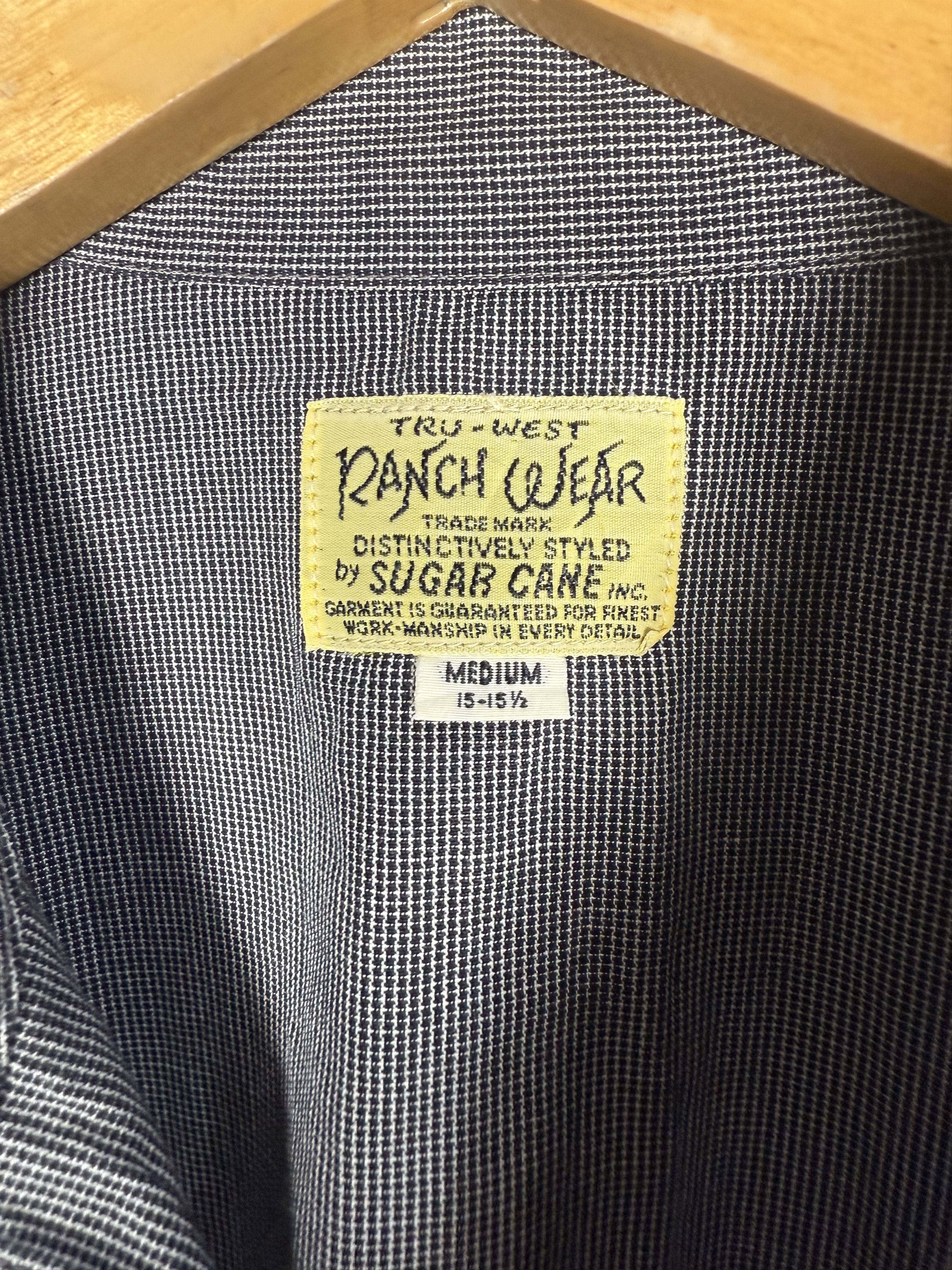 Sugar Cane Sugar Cane Ranch Wear Snap Button Western Shirt Size US M / EU 48-50 / 2 - 6 Thumbnail