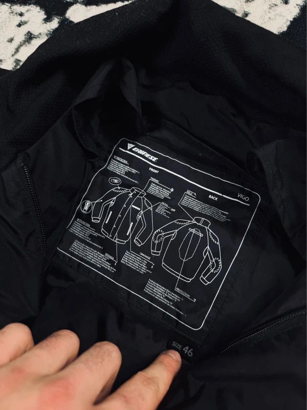 Dainese Dainese Motorcycle Jacket with Protectors Black 46 S Size US S / EU 44-46 / 1 - 4 Thumbnail